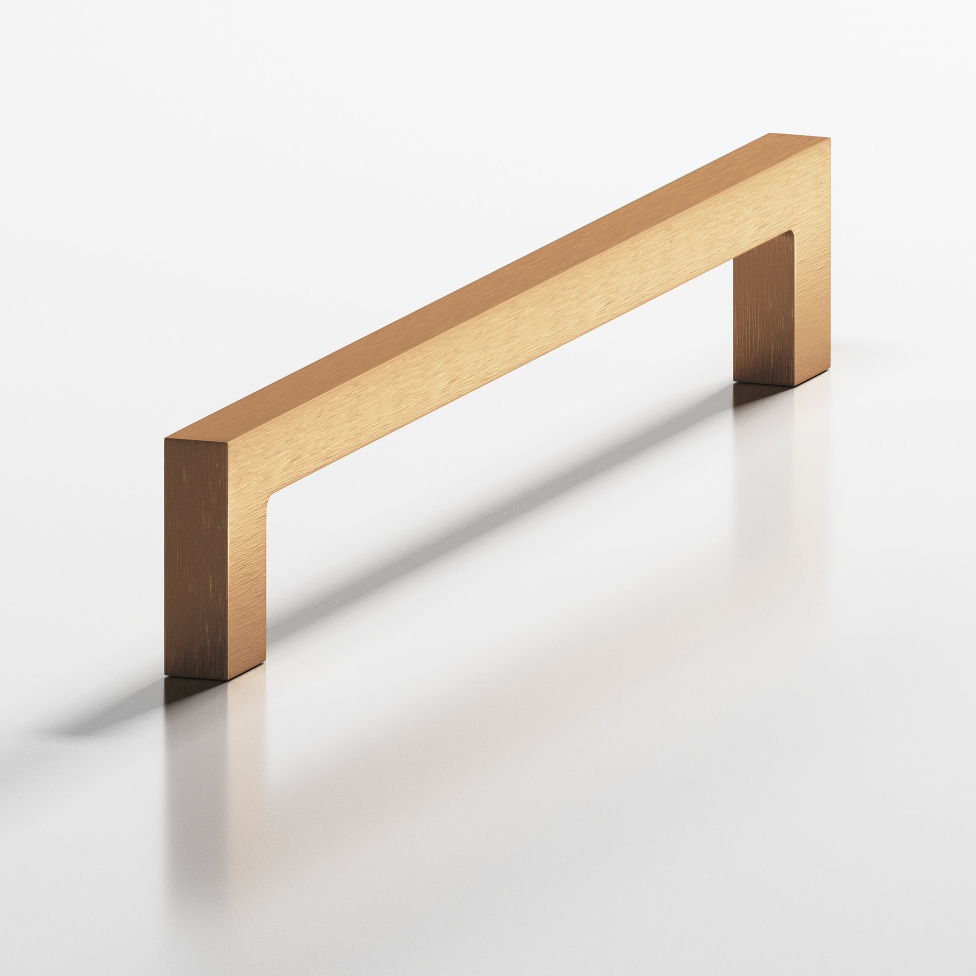 Colonial Bronze Series 667 4" Rectangular Cabinet Pull With Rectangular Legs Matte Satin Bronze / 4"