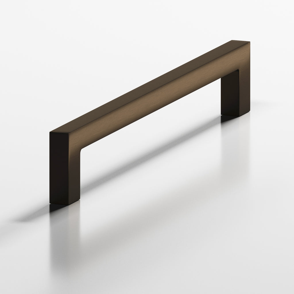 Colonial Bronze Series 667 4" Rectangular Cabinet Pull With Rectangular Legs Oil Rubbed Bronze / 4"