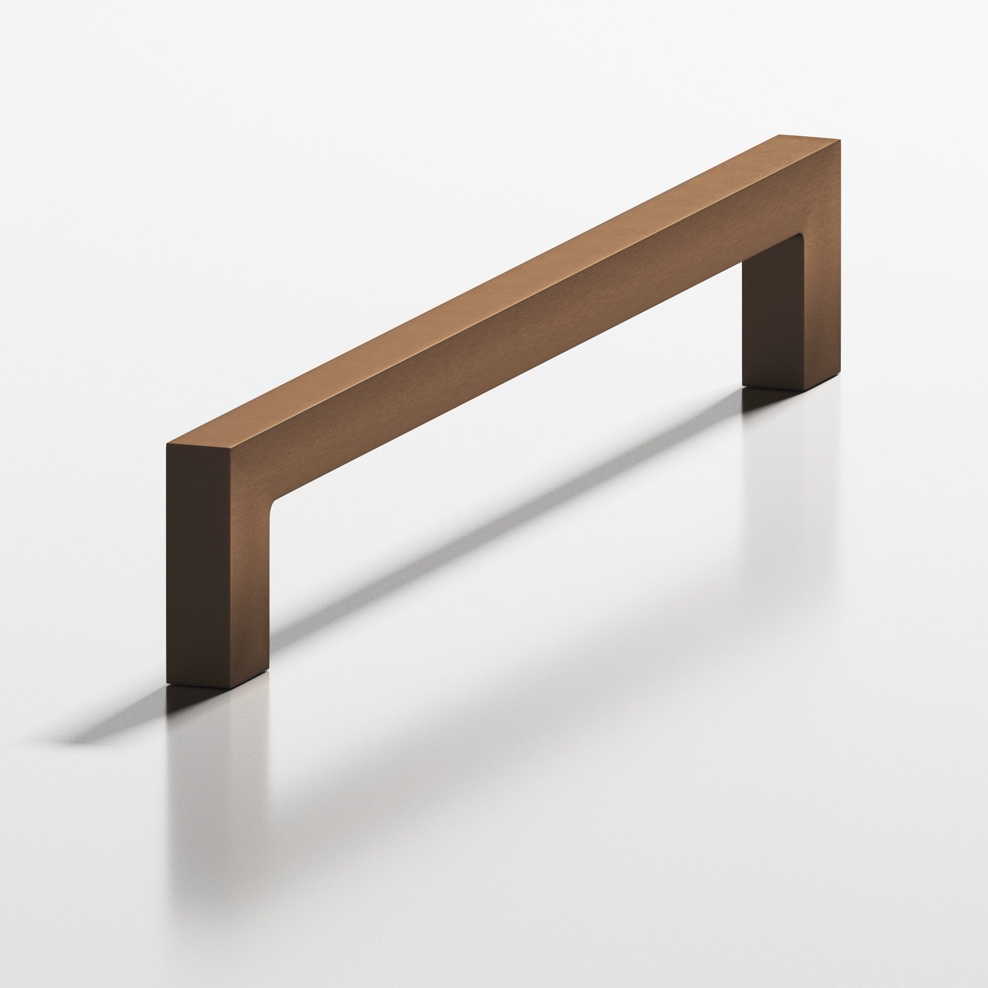 Colonial Bronze Series 667 8" Rectangular Cabinet Pull With Rectangular Legs Matte Oil Rubbed Bronze / 8"