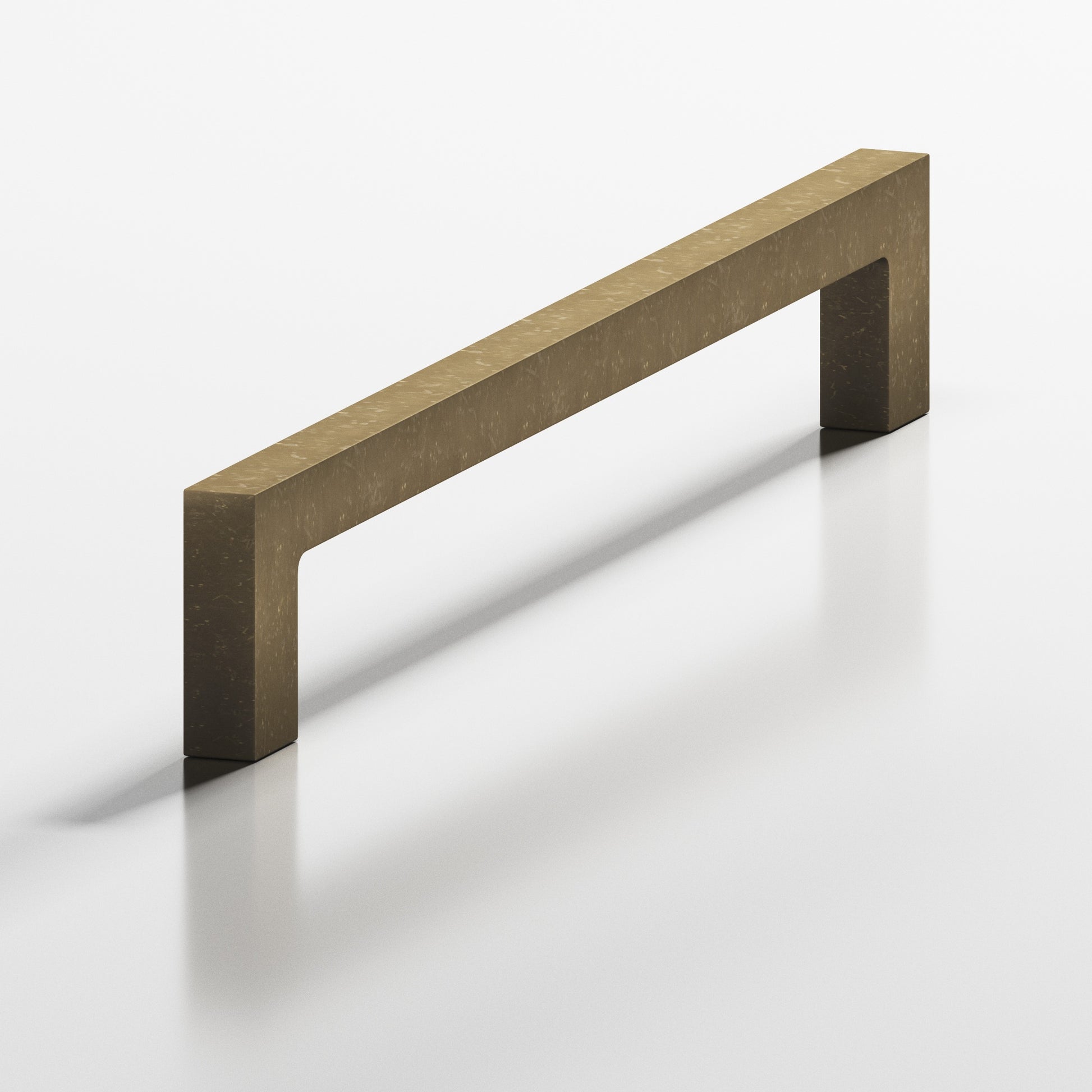 Colonial Bronze Series 667 5" Rectangular Cabinet Pull With Rectangular Legs Distressed Oil Rubbed Bronze / 5"