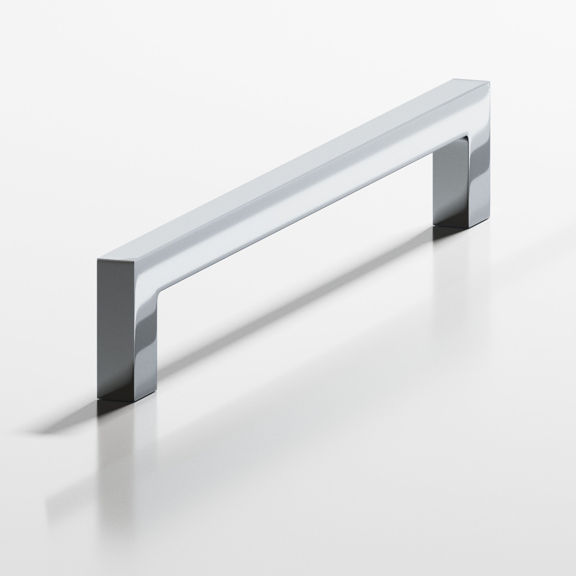 Colonial Bronze Series 667 2.375" Rectangular Cabinet Pull With Rectangular Legs Polished Chrome / 2.375"