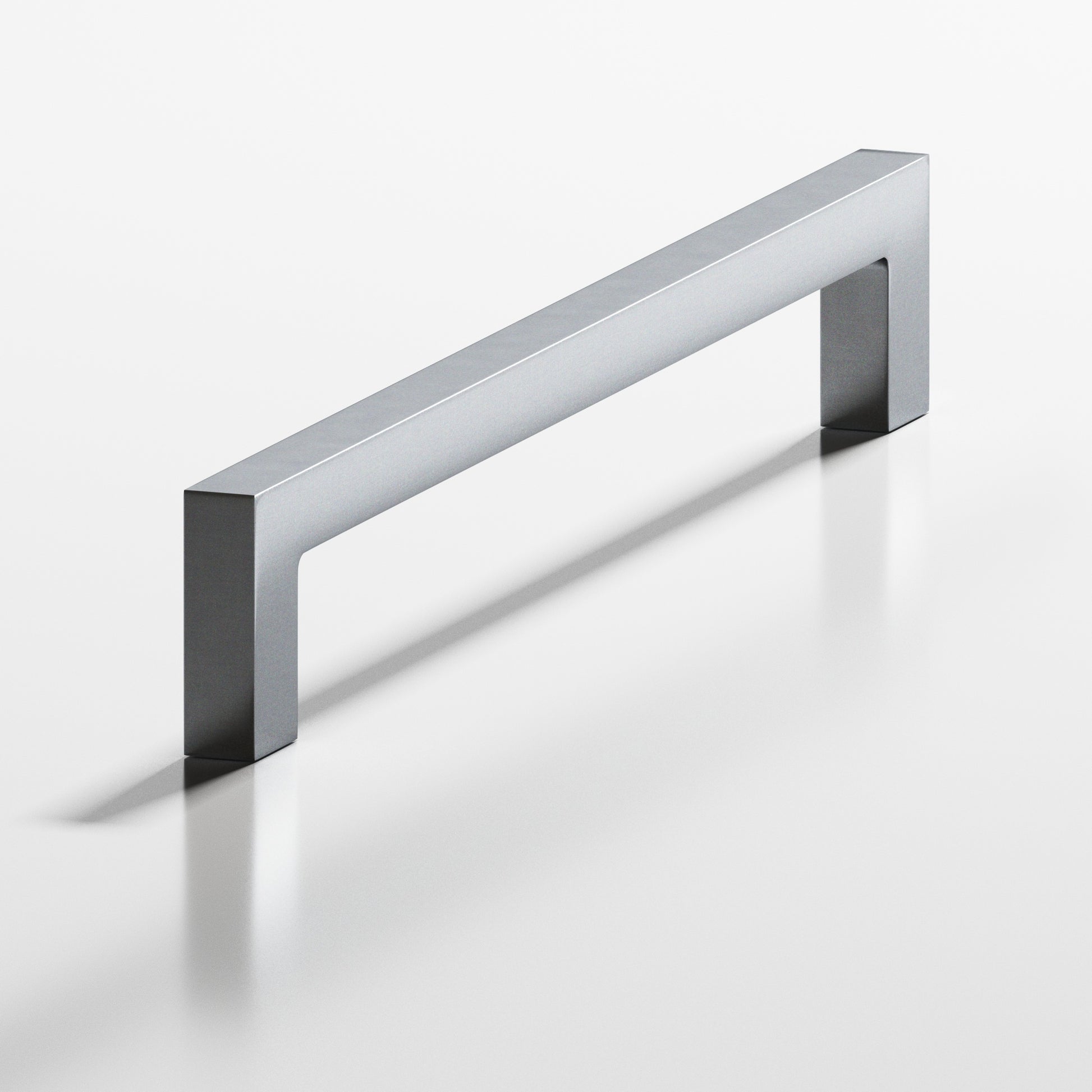 Colonial Bronze Series 667 10" Rectangular Cabinet Pull With Rectangular Legs Satin Chrome / 10"