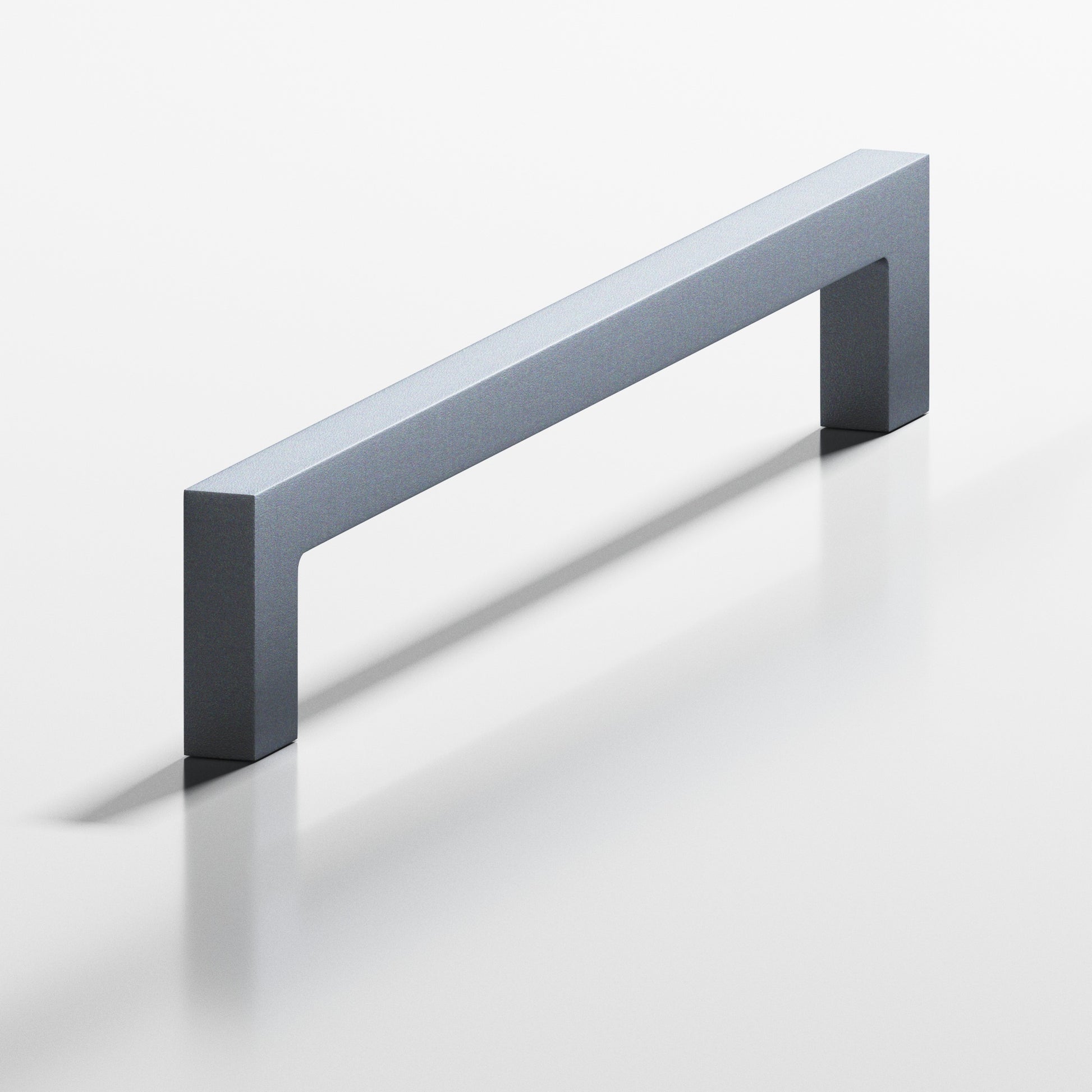 Colonial Bronze Series 667 8" Rectangular Cabinet Pull With Rectangular Legs Frost Chrome™ / 8"