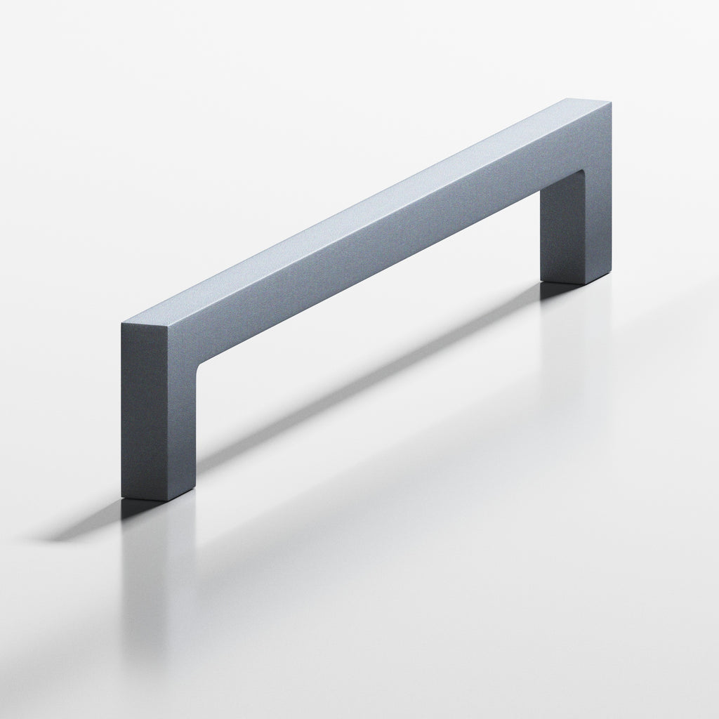 Colonial Bronze Series 667 2.375" Rectangular Cabinet Pull With Rectangular Legs Frost Chrome™ / 2.375"