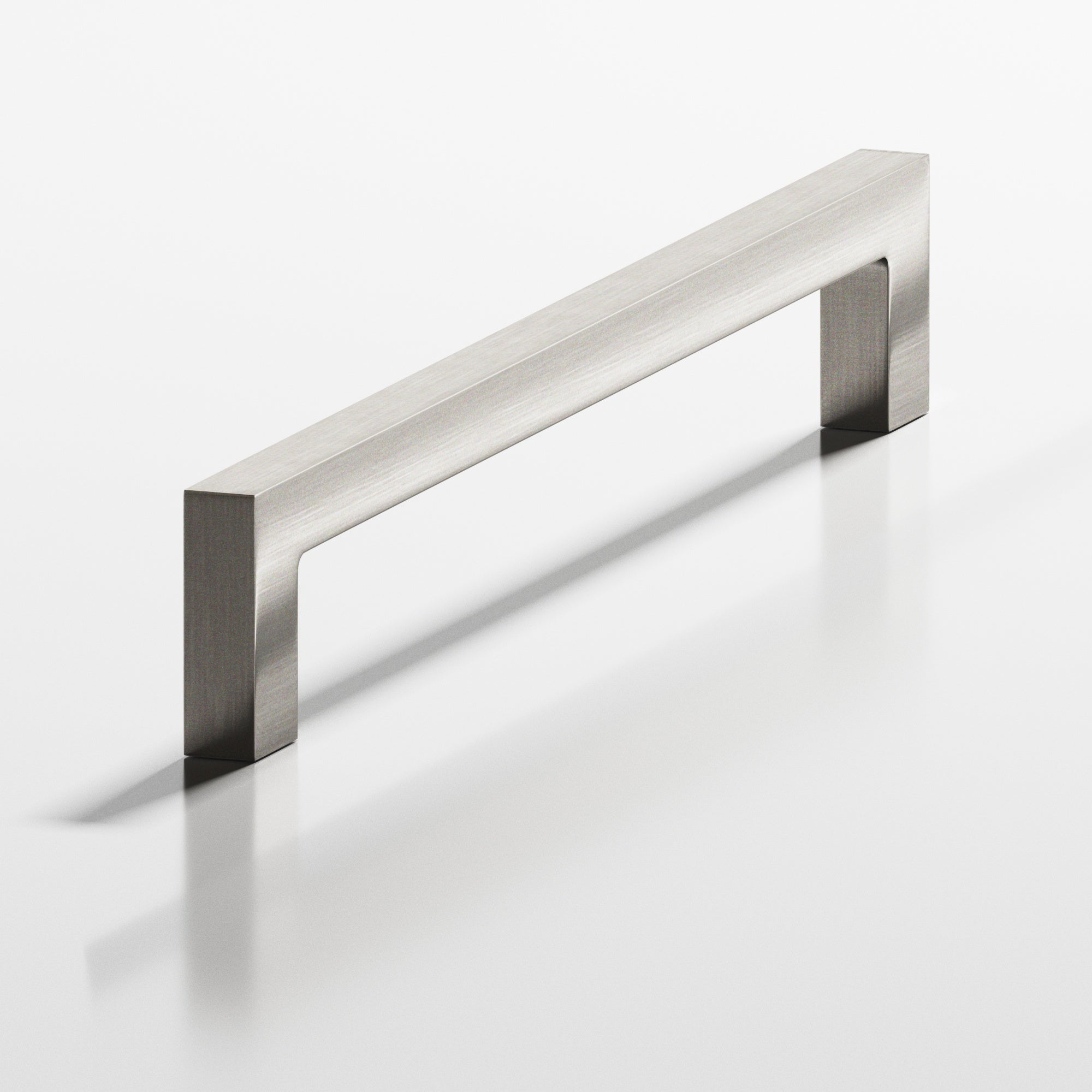 Colonial Bronze Series 667 4" Rectangular Cabinet Pull With Rectangular Legs Satin Nickel / 4"