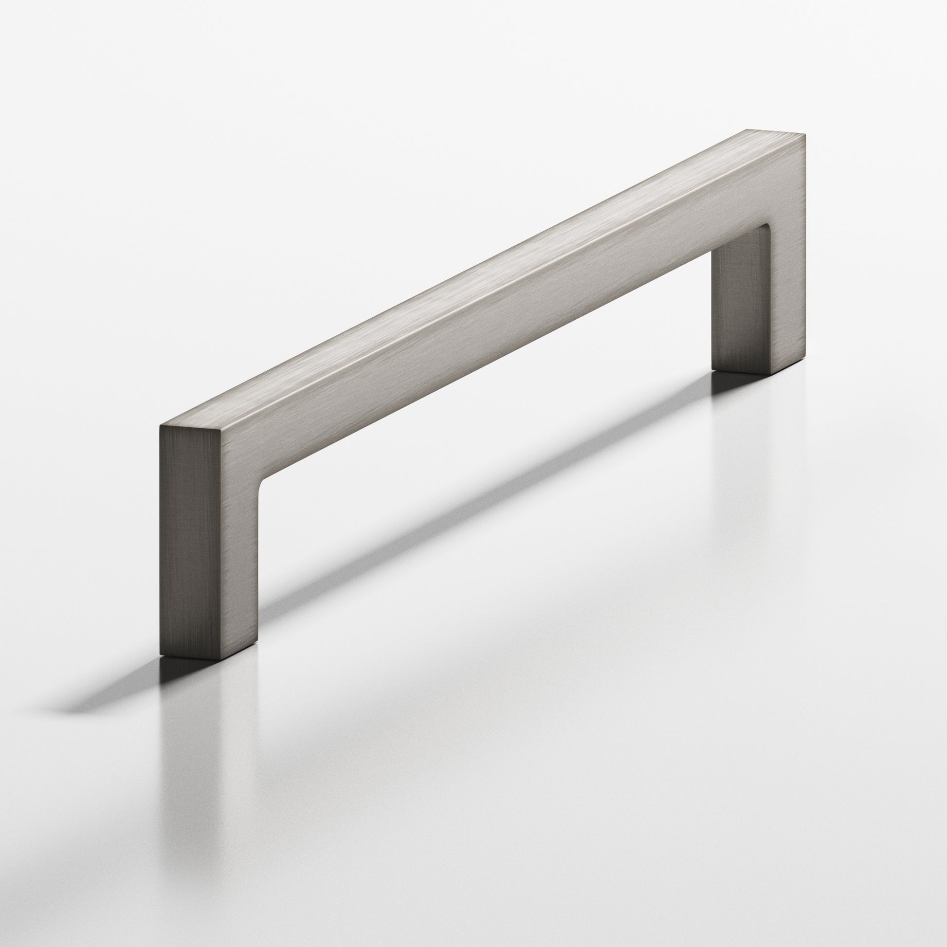 Colonial Bronze Series 667 4" Rectangular Cabinet Pull With Rectangular Legs Pewter / 4"