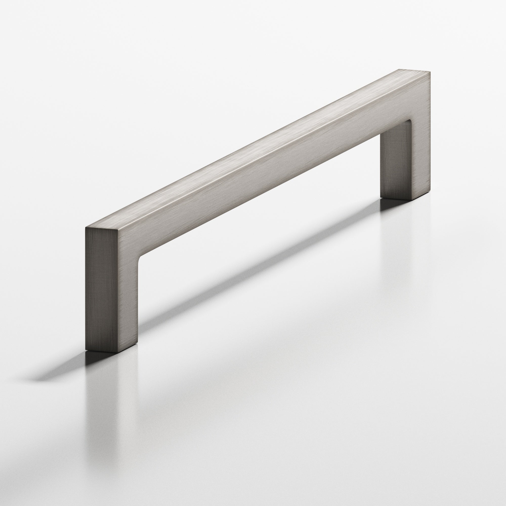 Colonial Bronze Series 667 4" Rectangular Cabinet Pull With Rectangular Legs Pewter / 4"