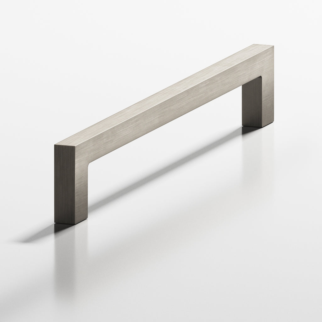 Colonial Bronze Series 667 5" Rectangular Cabinet Pull With Rectangular Legs Matte Pewter / 5"