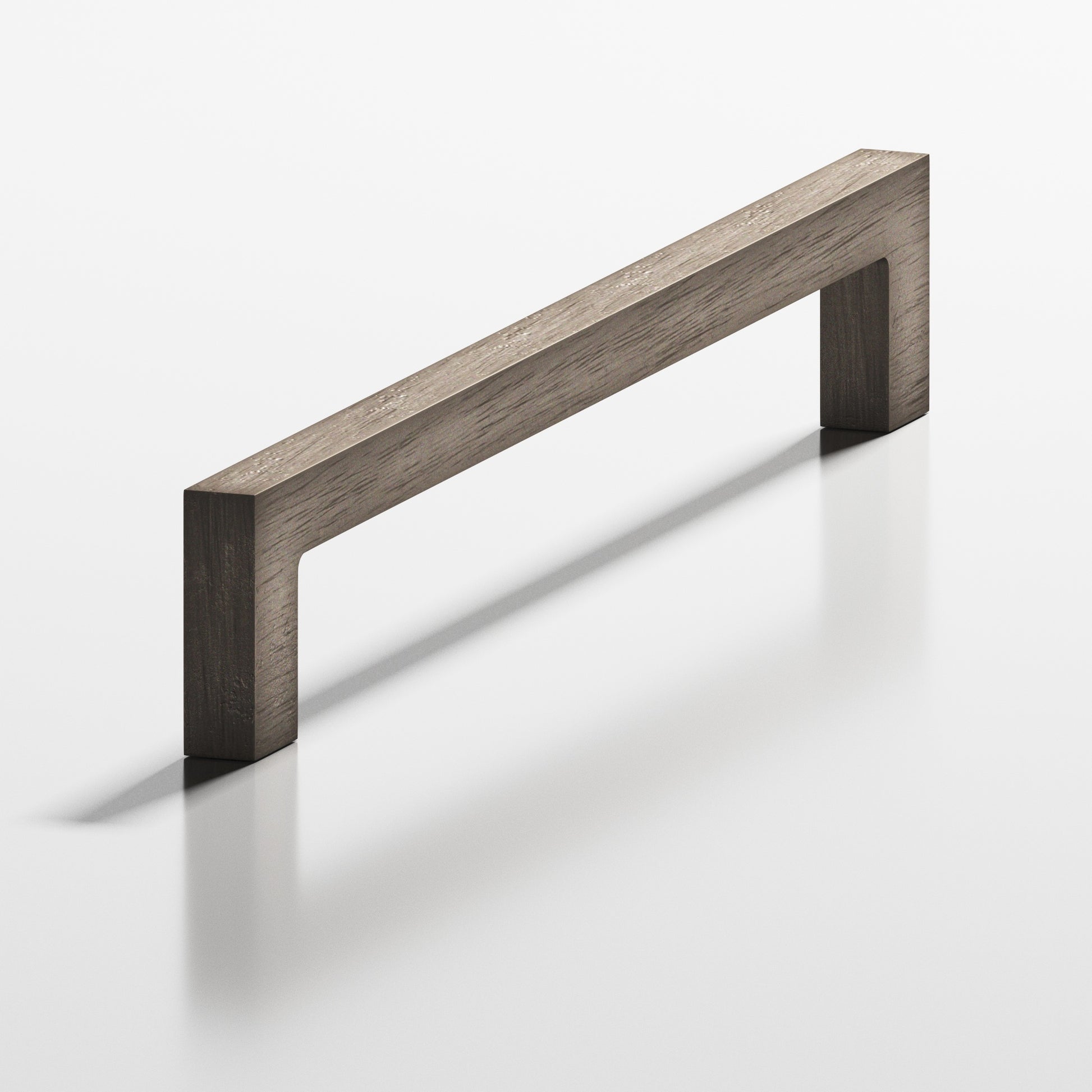 Colonial Bronze Series 667 5" Rectangular Cabinet Pull With Rectangular Legs Distressed Pewter / 5"