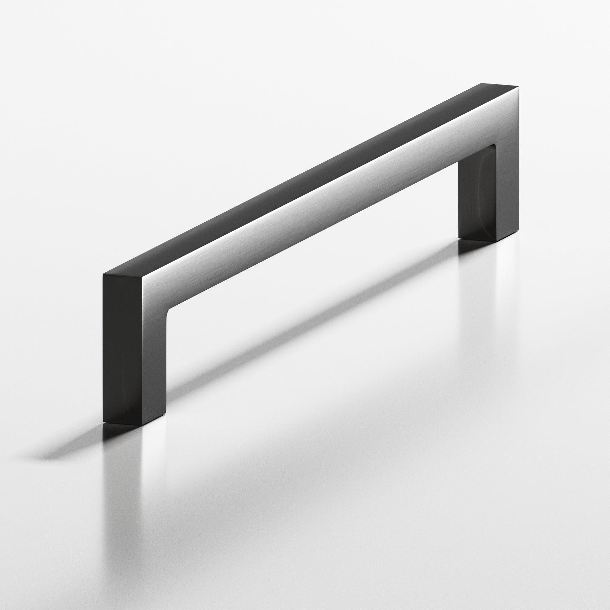 Colonial Bronze Series 667 10" Rectangular Cabinet Pull With Rectangular Legs Graphite / 10"