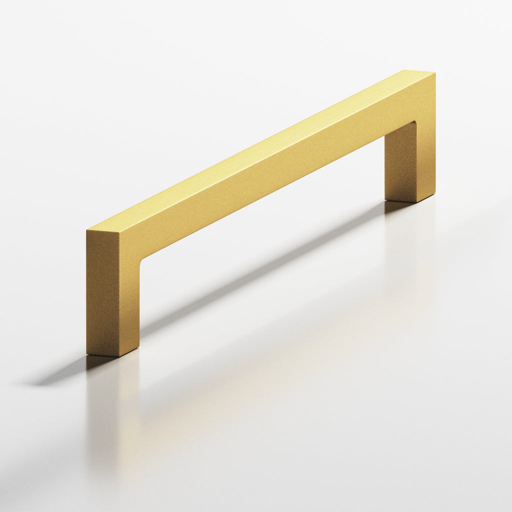 Colonial Bronze Series 667 8" Rectangular Cabinet Pull With Rectangular Legs Frost Brass™ / 8"