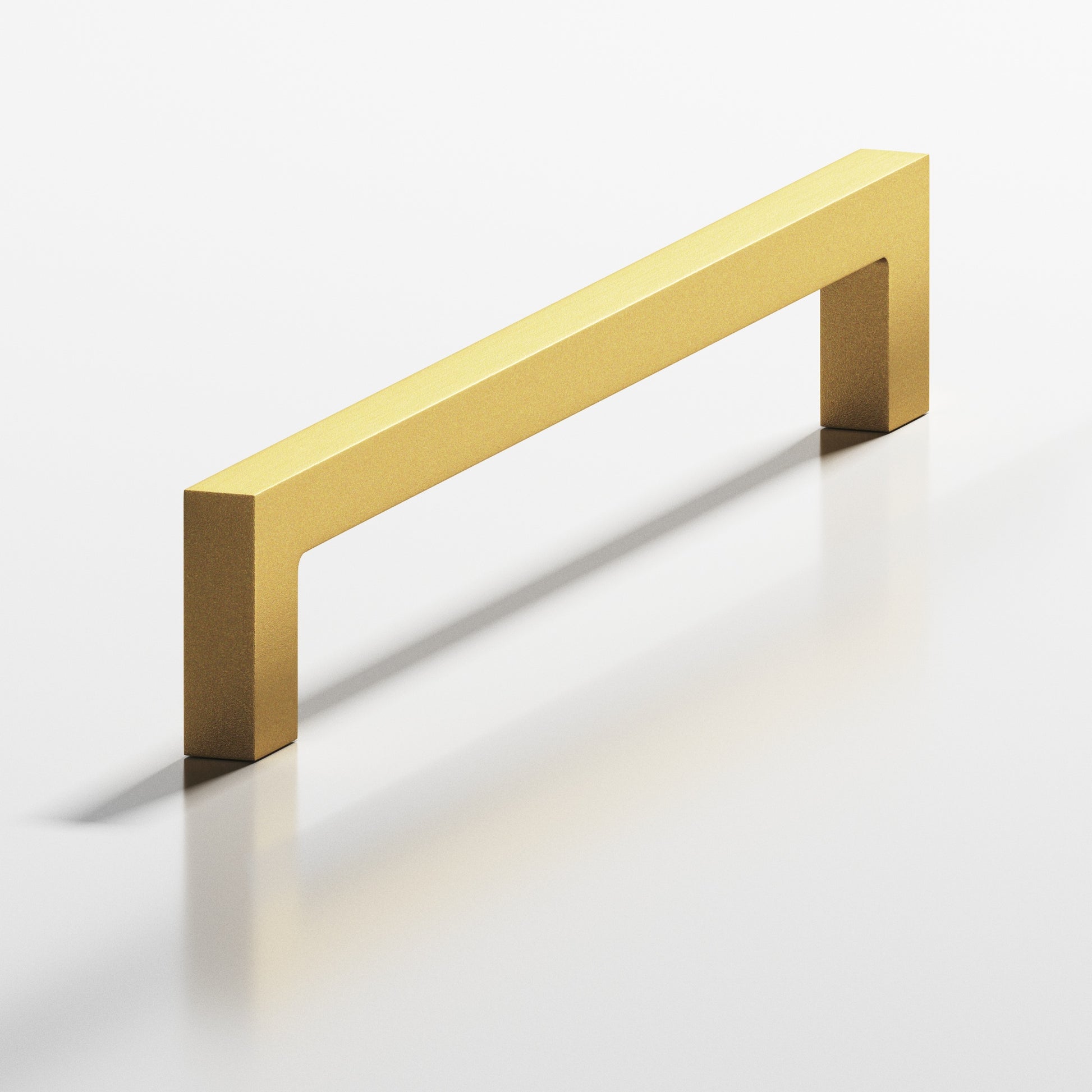 Colonial Bronze Series 667 6" Rectangular Cabinet Pull With Rectangular Legs Frost Brass™ / 6"