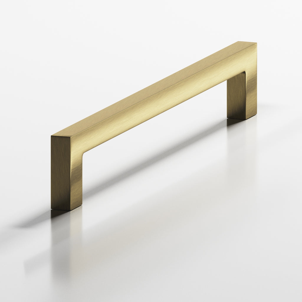 Colonial Bronze Series 667 5" Rectangular Cabinet Pull With Rectangular Legs Antique Brass / 5"