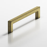 Colonial Bronze Series 667 5" Rectangular Cabinet Pull With Rectangular Legs Distressed Antique Brass / 5"