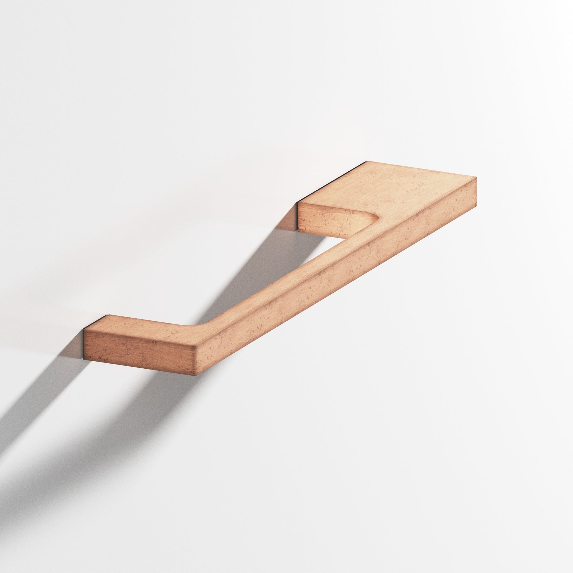 Colonial Bronze Series 668 4" Rectangular Cabinet Pull With Unequal-Width Rectangular Legs Distressed Antique Copper / 4"