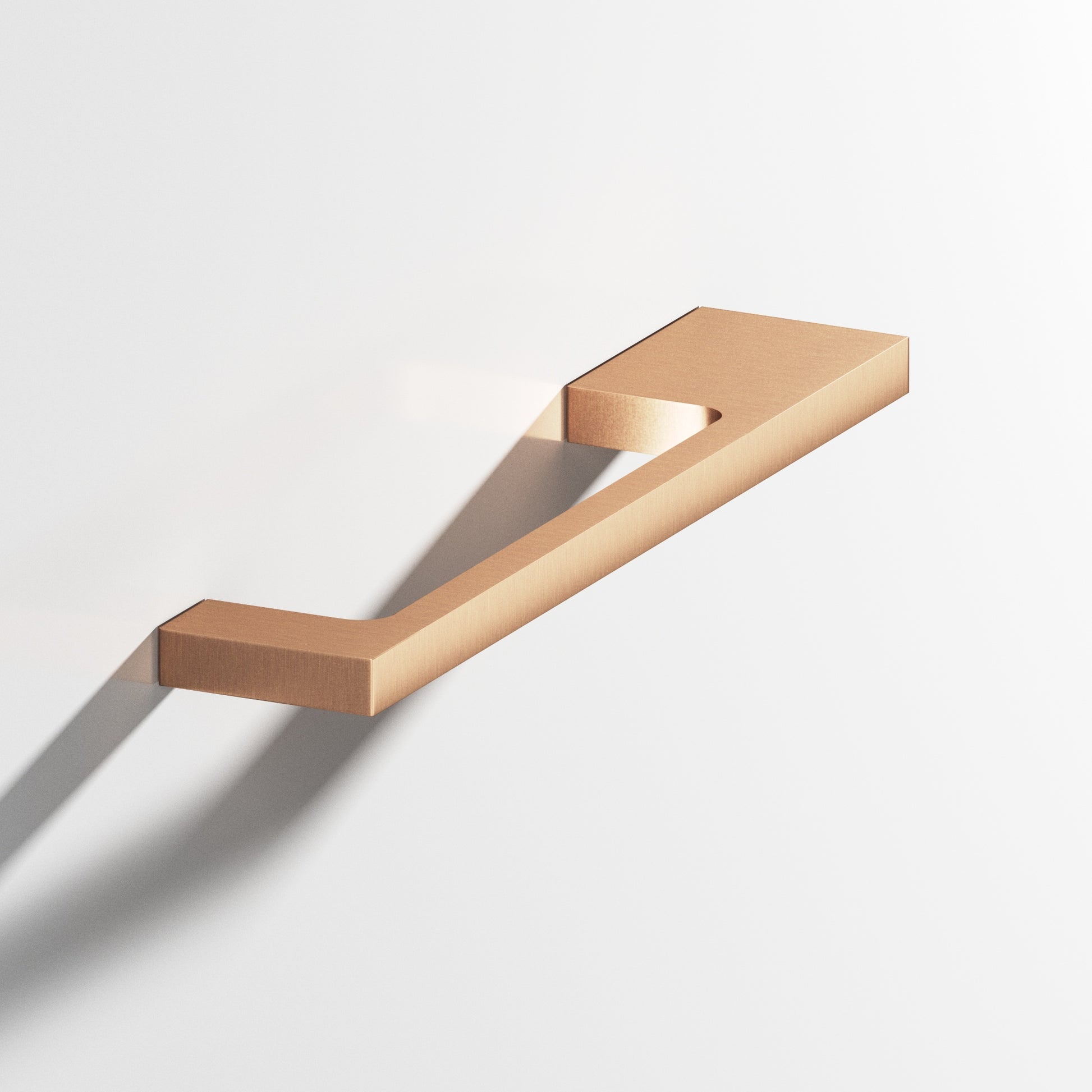 Colonial Bronze Series 668 6" Rectangular Cabinet Pull With Unequal-Width Rectangular Legs Satin Bronze / 6"