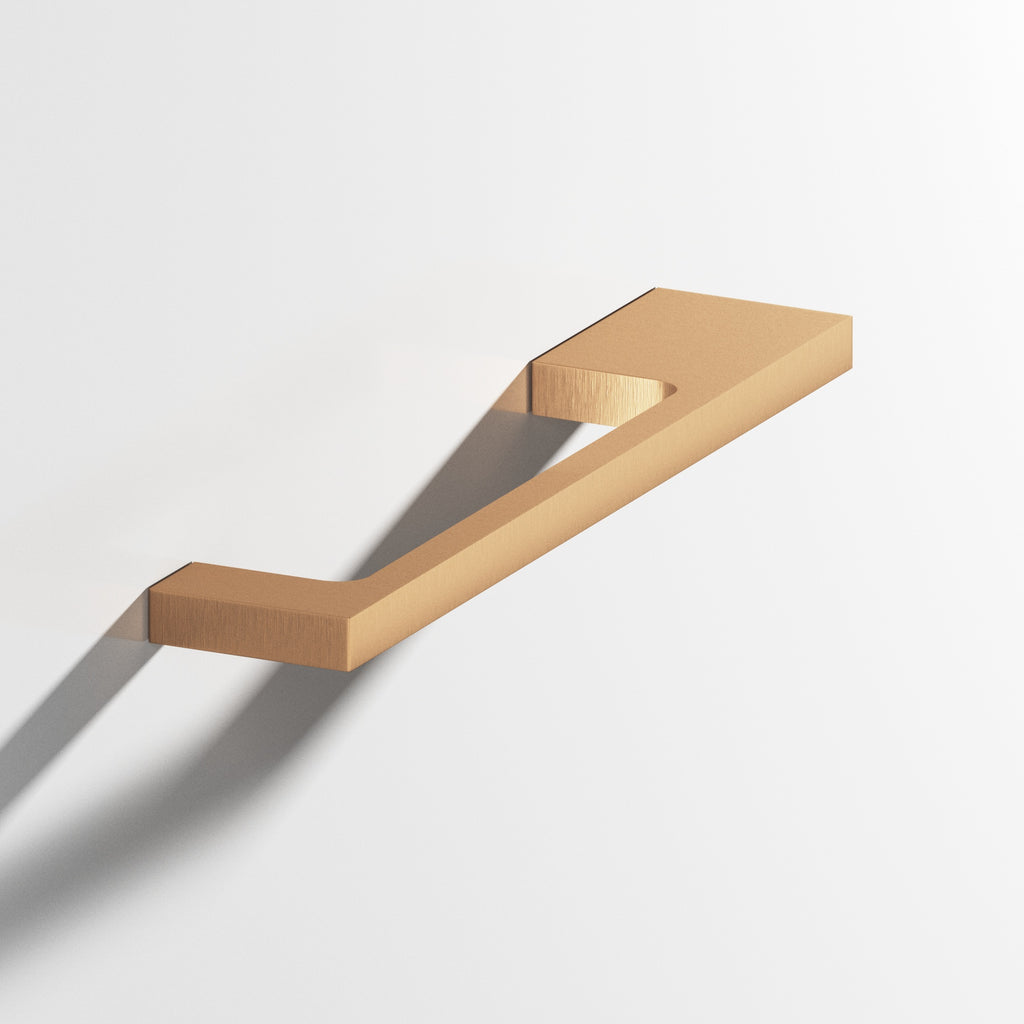 Colonial Bronze Series 668 5" Rectangular Cabinet Pull With Unequal-Width Rectangular Legs Matte Satin Bronze / 5"