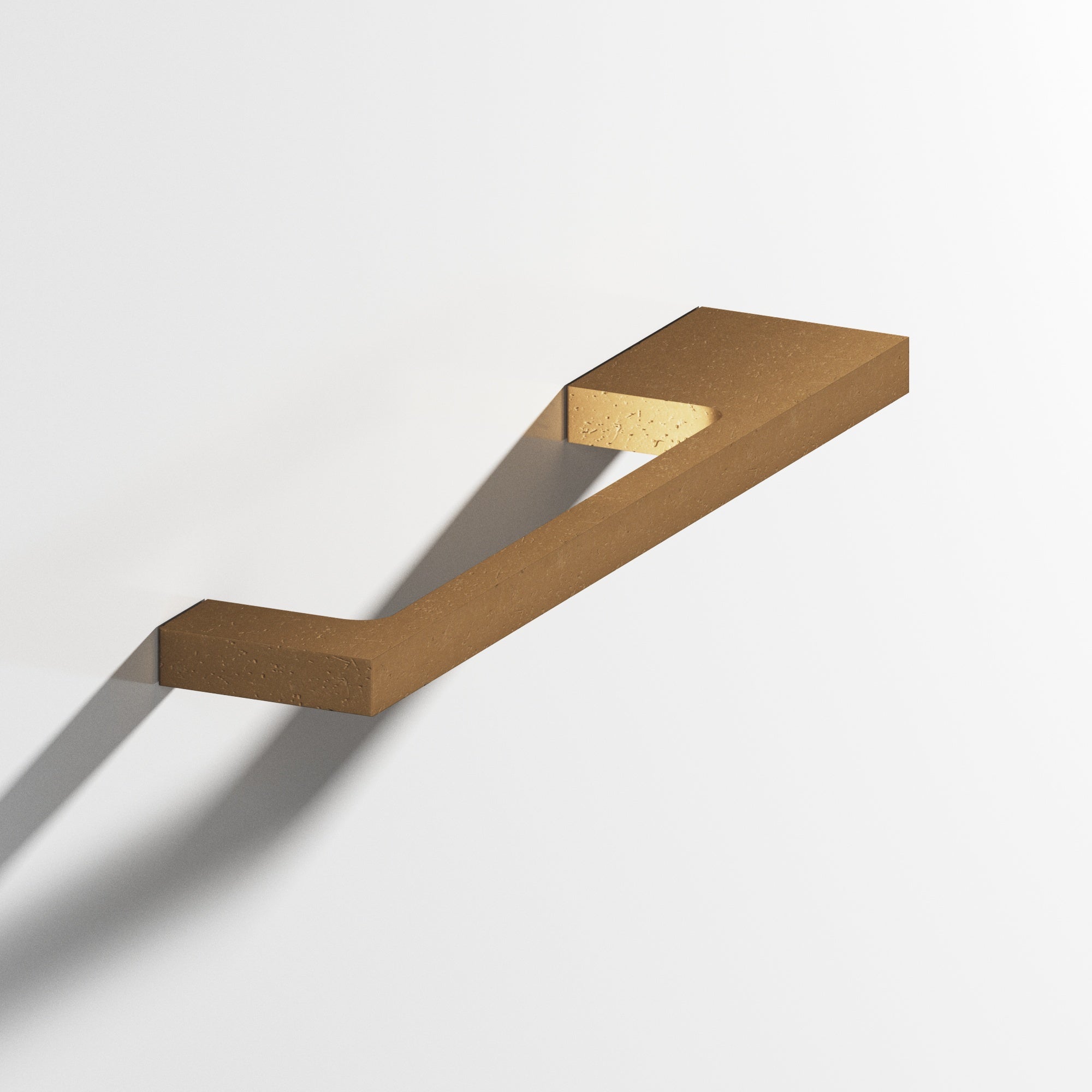 Colonial Bronze Series 668 4" Rectangular Cabinet Pull With Unequal-Width Rectangular Legs Distressed Light Statuary Bronze / 4"