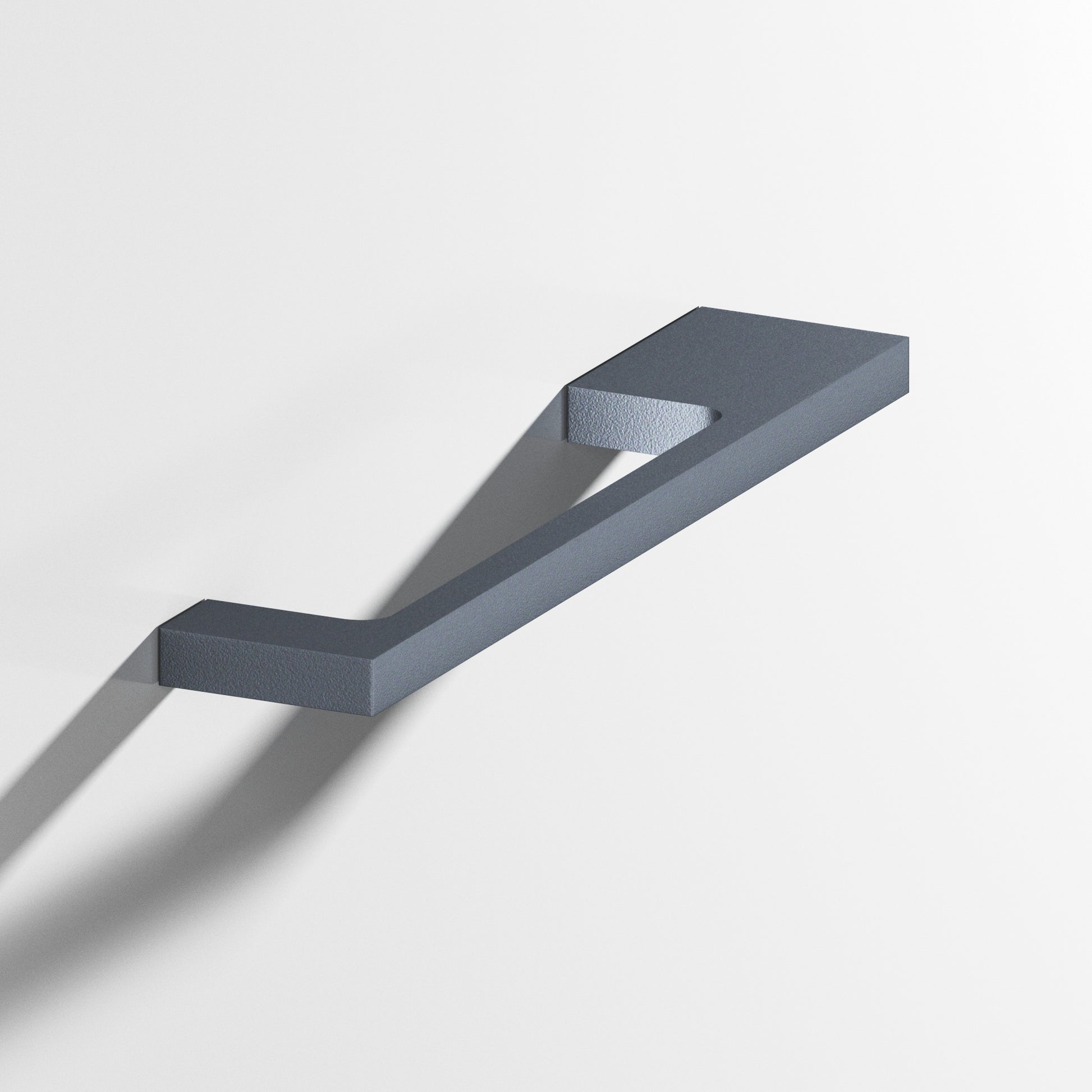 Colonial Bronze Series 668 10" Rectangular Cabinet Pull With Unequal-Width Rectangular Legs Frost Chrome™ / 10"