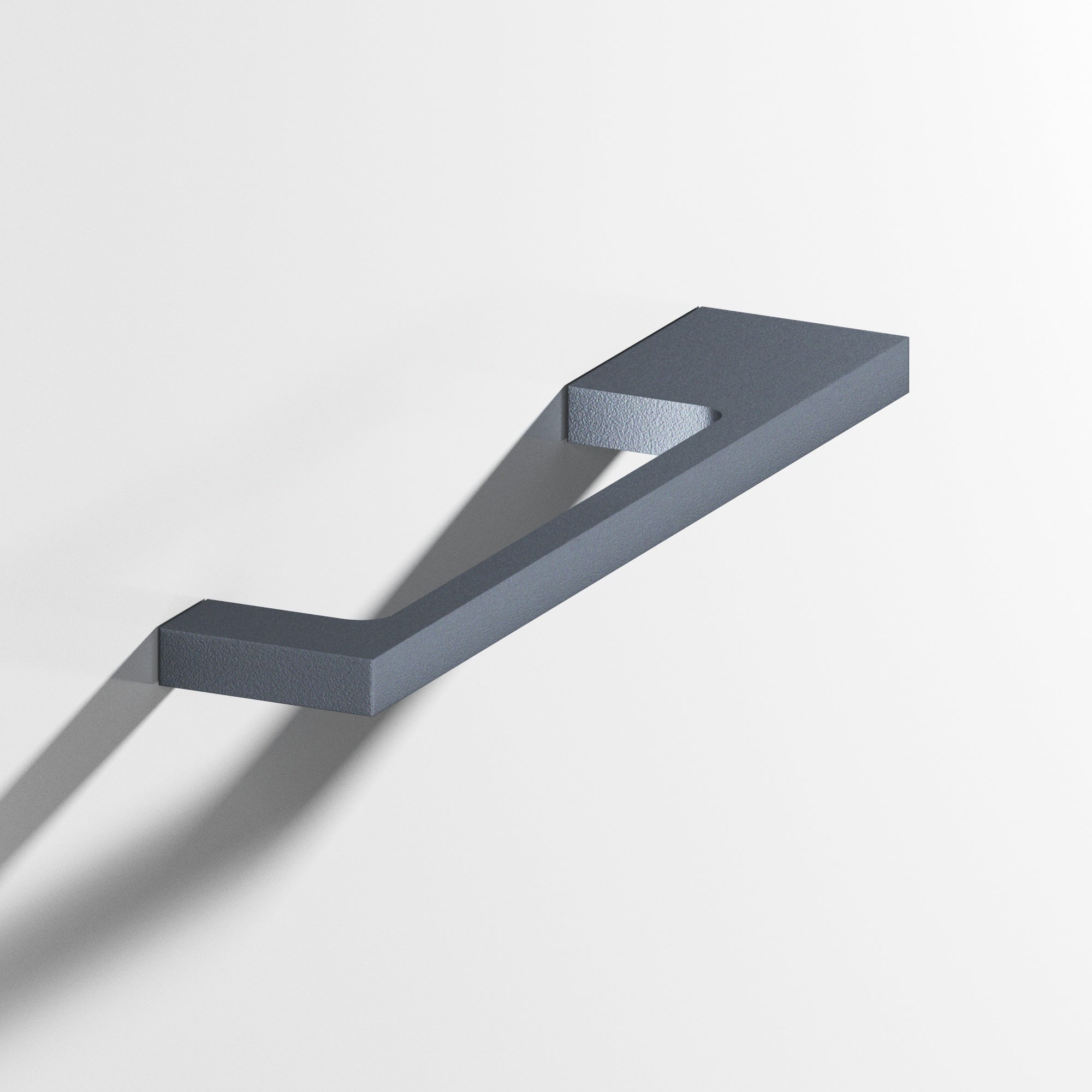 Colonial Bronze Series 668 4" Rectangular Cabinet Pull With Unequal-Width Rectangular Legs Frost Chrome™ / 4"