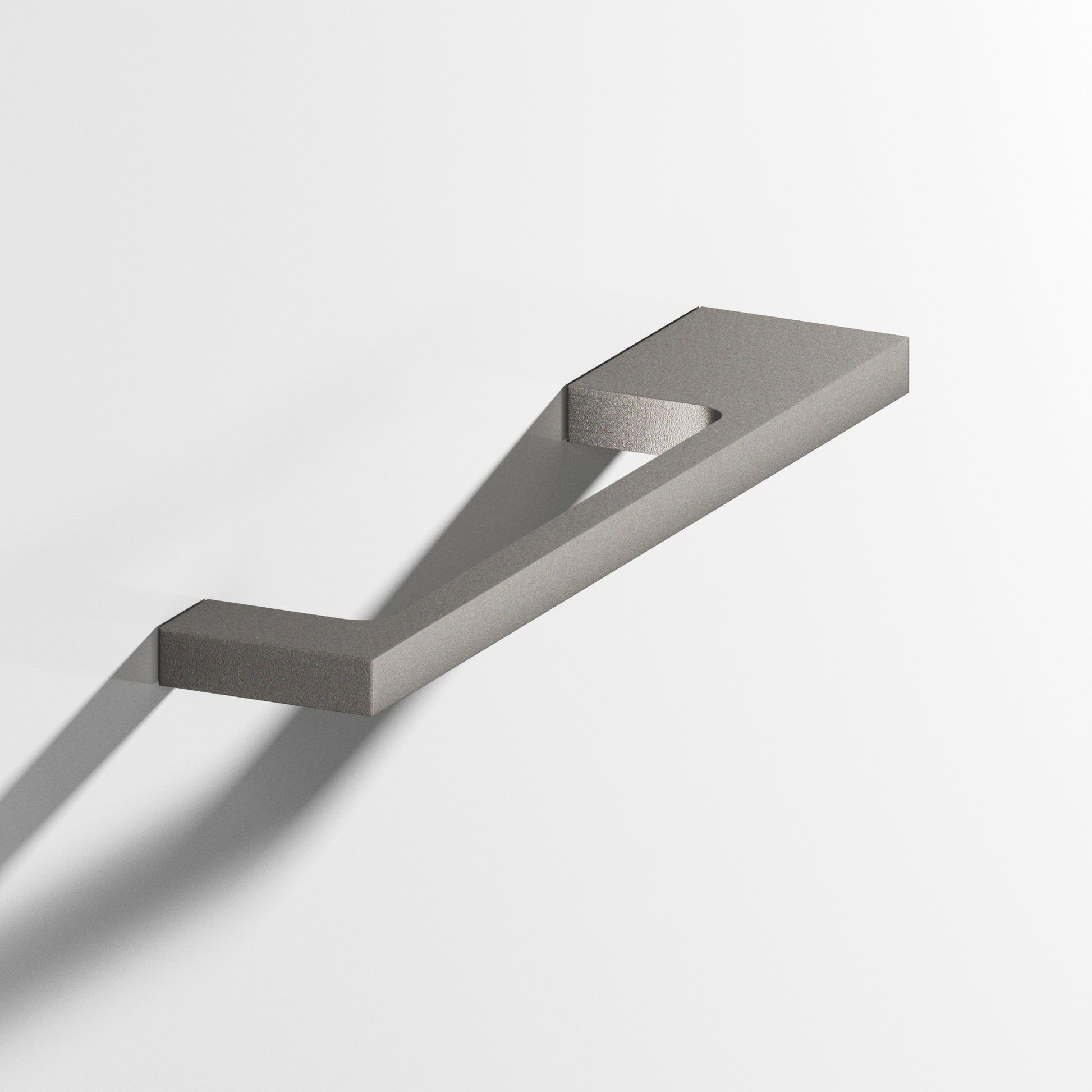 Colonial Bronze Series 668 6" Rectangular Cabinet Pull With Unequal-Width Rectangular Legs Frost Nickel™ / 6"
