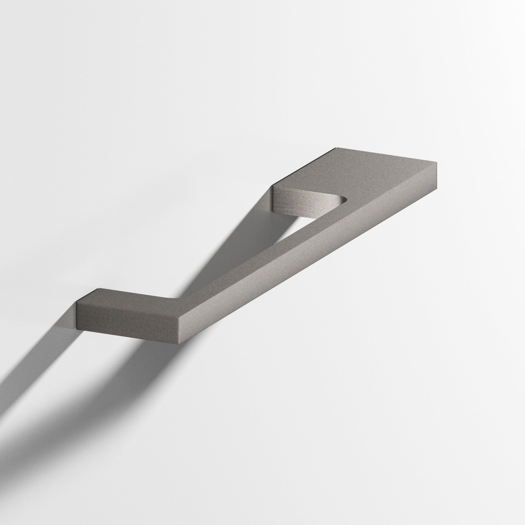 Colonial Bronze Series 668 6" Rectangular Cabinet Pull With Unequal-Width Rectangular Legs Frost Nickel™ / 6"