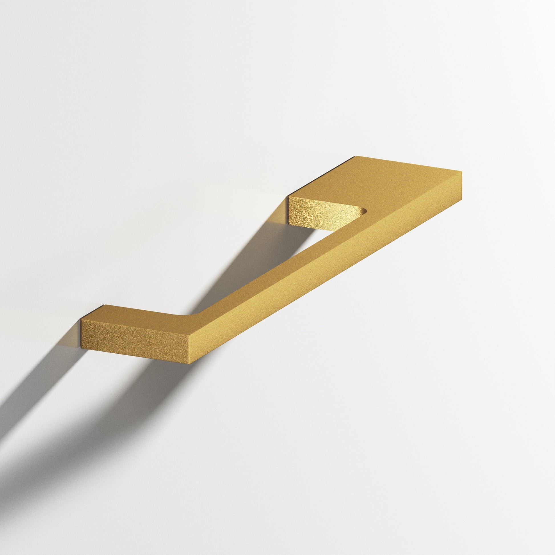 Colonial Bronze Series 668 4" Rectangular Cabinet Pull With Unequal-Width Rectangular Legs Frost Brass™ / 4"