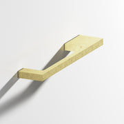 Colonial Bronze Series 668 8" Rectangular Cabinet Pull With Unequal-Width Rectangular Legs Distressed Antique Brass / 8"