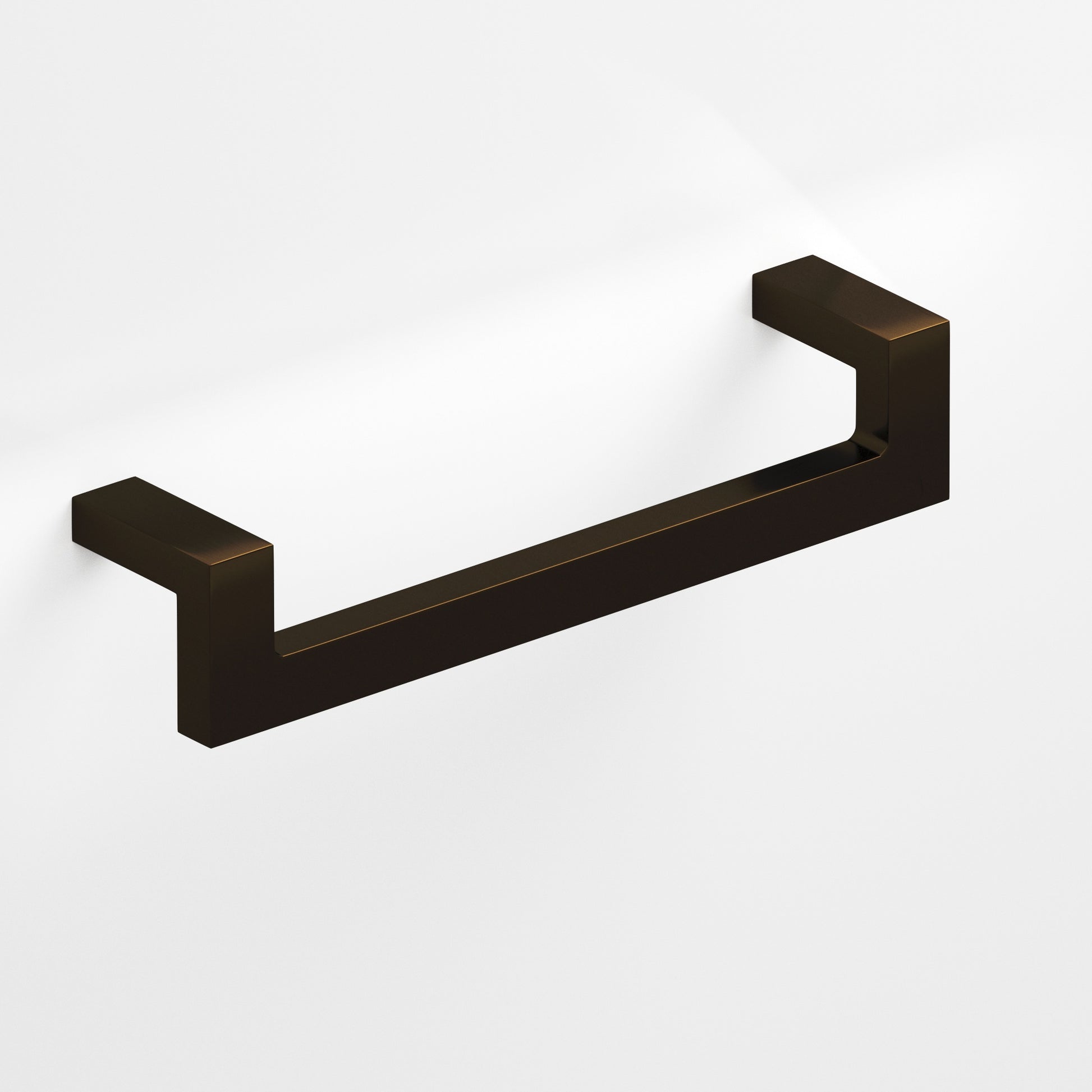 Colonial Bronze Series 669 6" Rectangular L-Shaped Cabinet Pull With Center Cutout Oil Rubbed Bronze / 6"