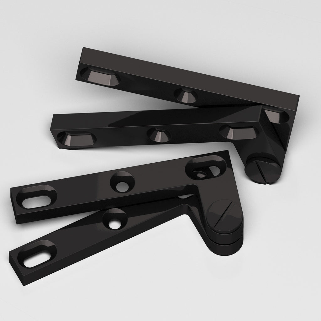 Colonial Bronze Series 6 4.375" Removable Screw Pivot Hinge Satin Black / 4.375"