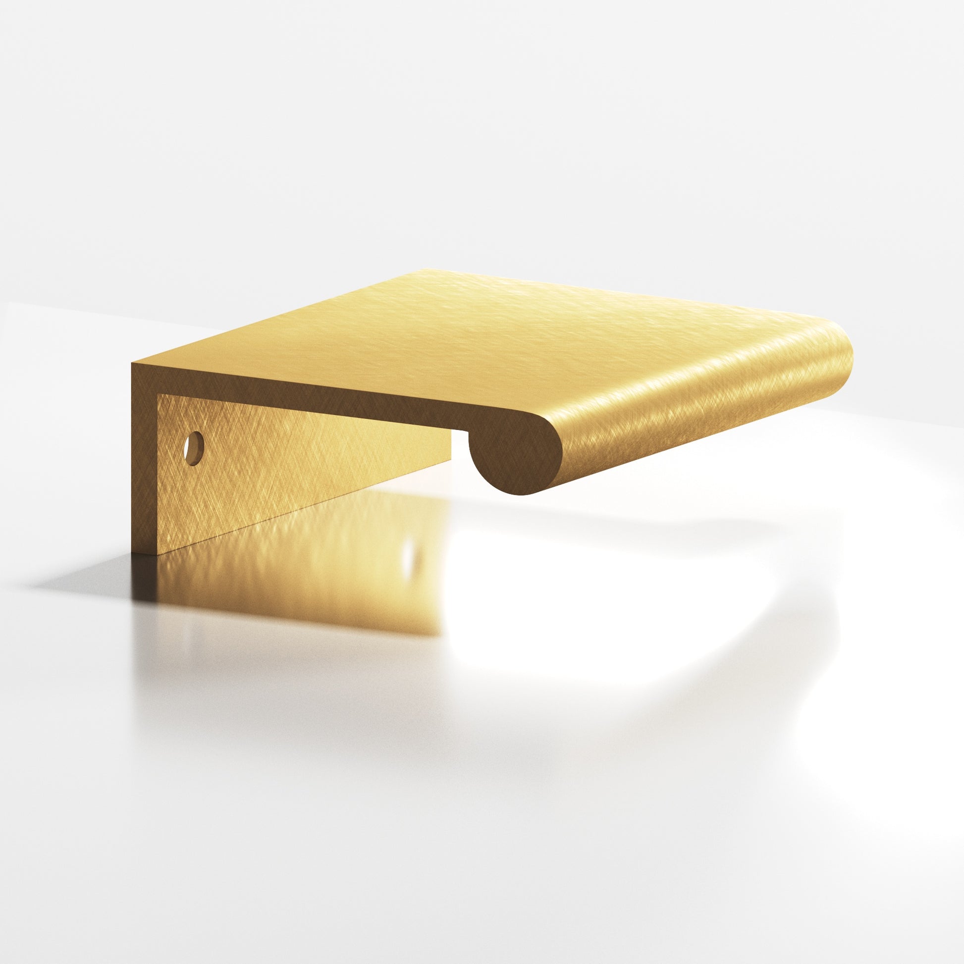 Colonial Bronze Series 700 5" Edge Pull With Fully-Rounded Lip Weathered Brass / 5"