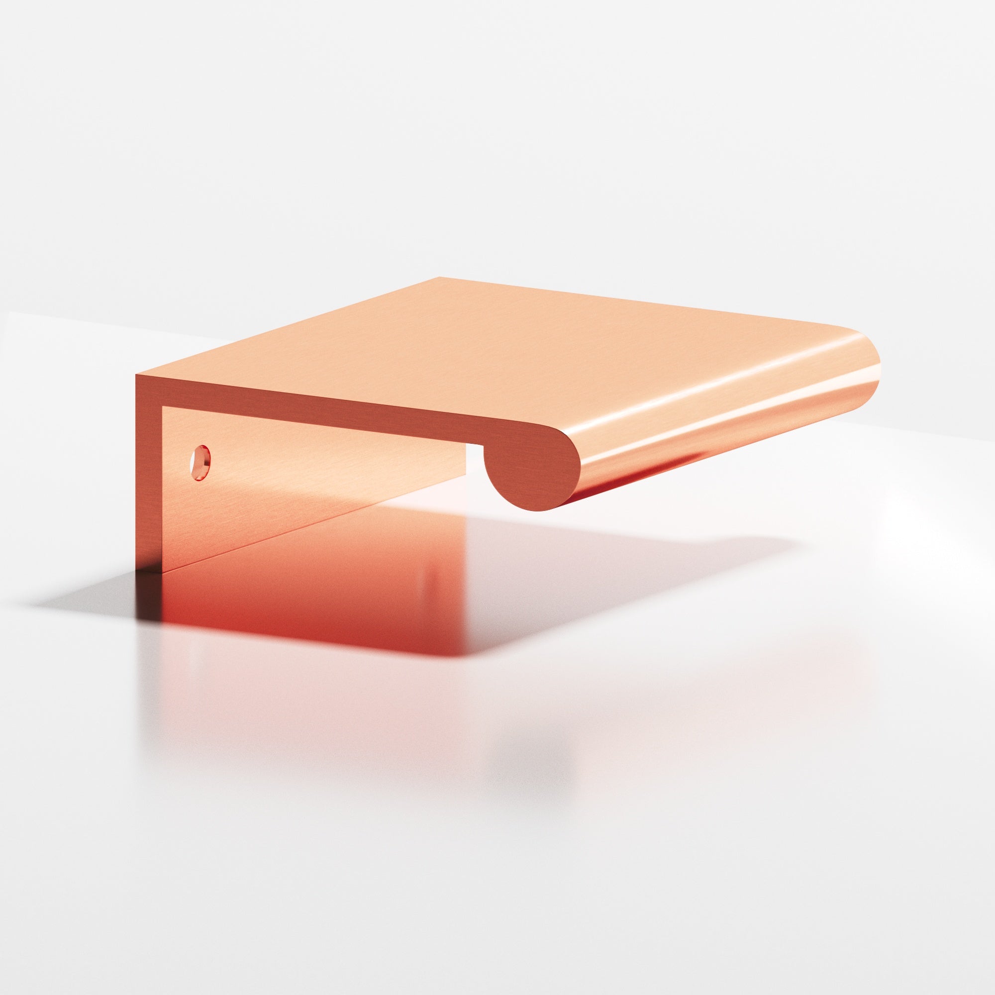 Colonial Bronze Series 700 12" Edge Pull With Fully-Rounded Lip Satin Copper / 12"