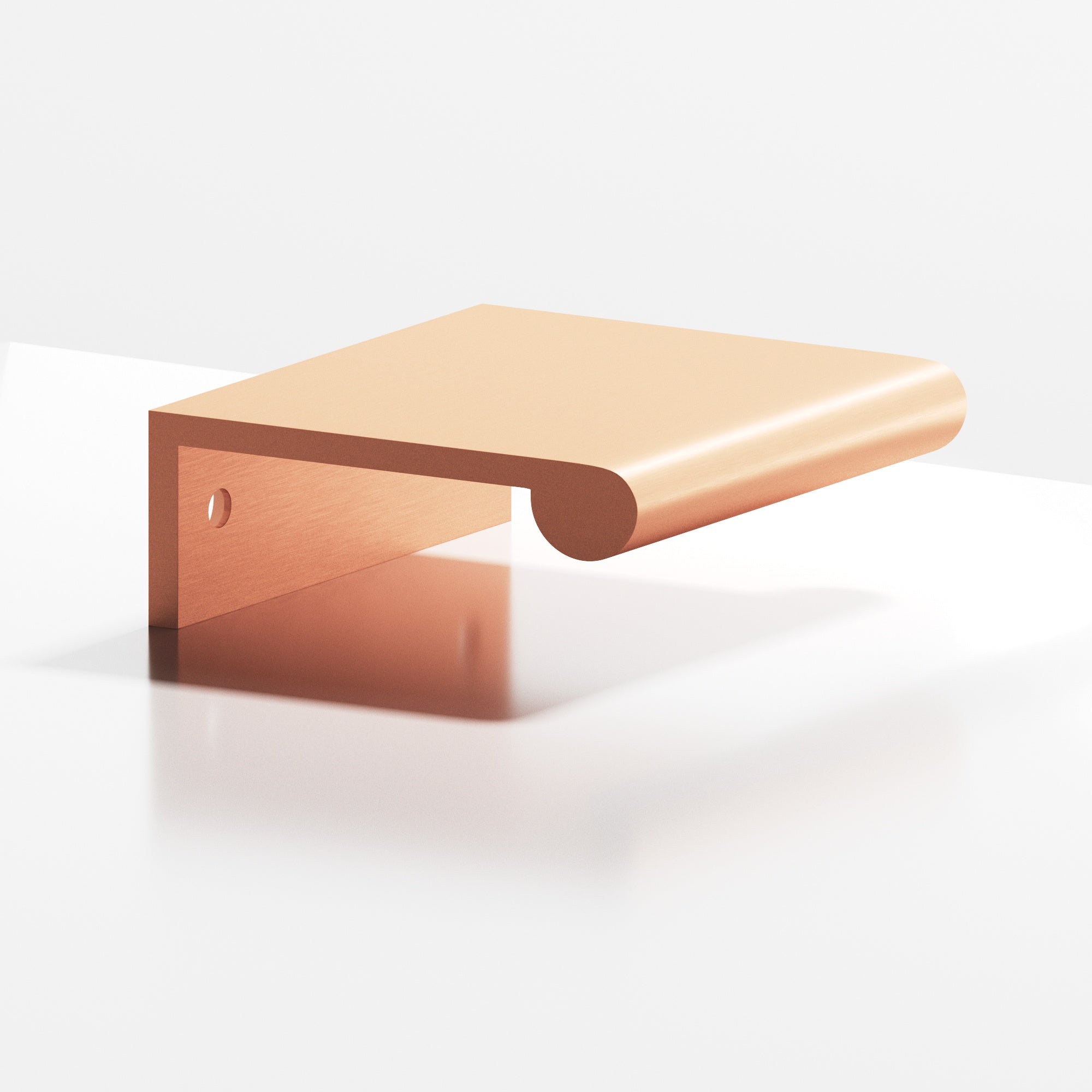 Colonial Bronze Series 700 5" Edge Pull With Fully-Rounded Lip Matte Satin Copper / 5"