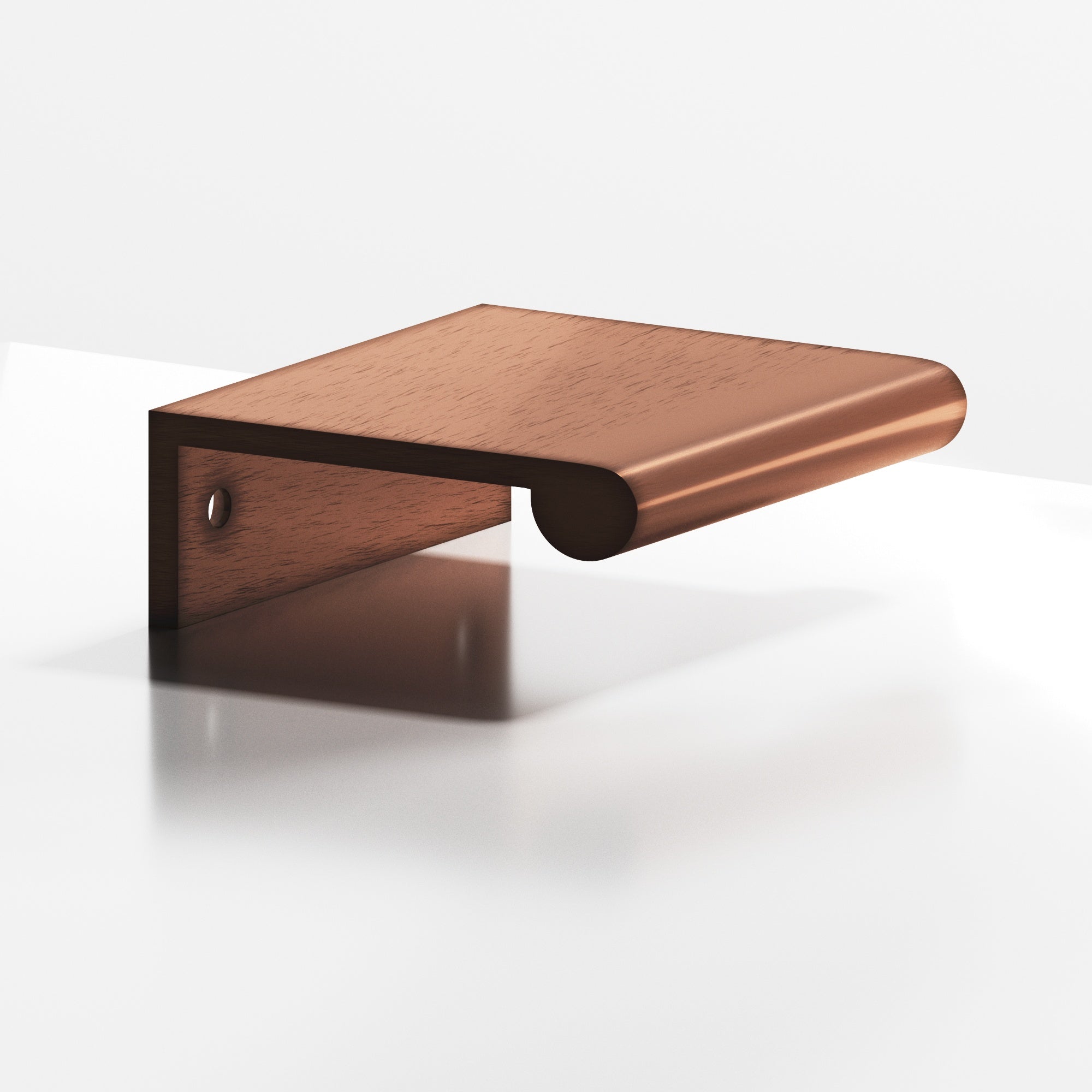 Colonial Bronze Series 700 5" Edge Pull With Fully-Rounded Lip Matte Antique Copper / 5"