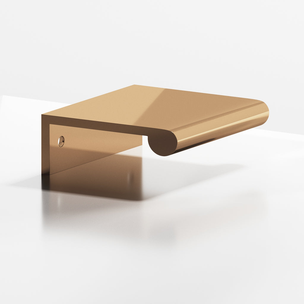 Colonial Bronze Series 700 6" Edge Pull With Fully-Rounded Lip Polished Bronze / 6"