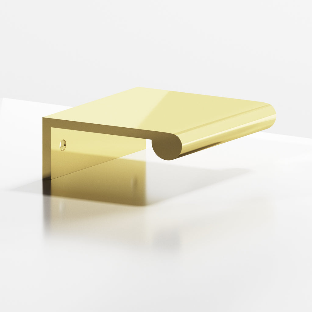 Colonial Bronze Series 700 28" Edge Pull With Fully-Rounded Lip Polished Brass / 28"
