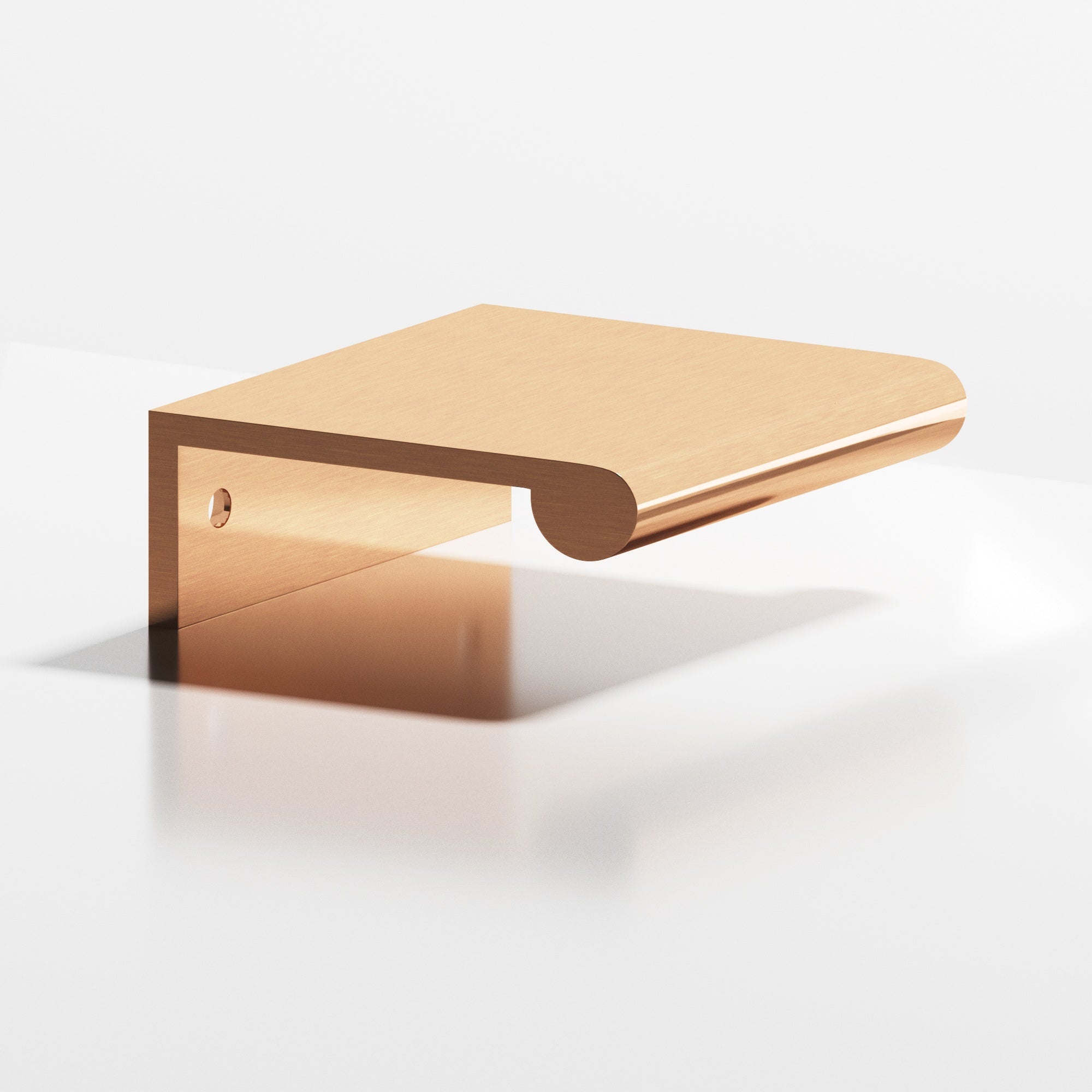 Colonial Bronze Series 700 4" Edge Pull With Fully-Rounded Lip Satin Bronze / 4"