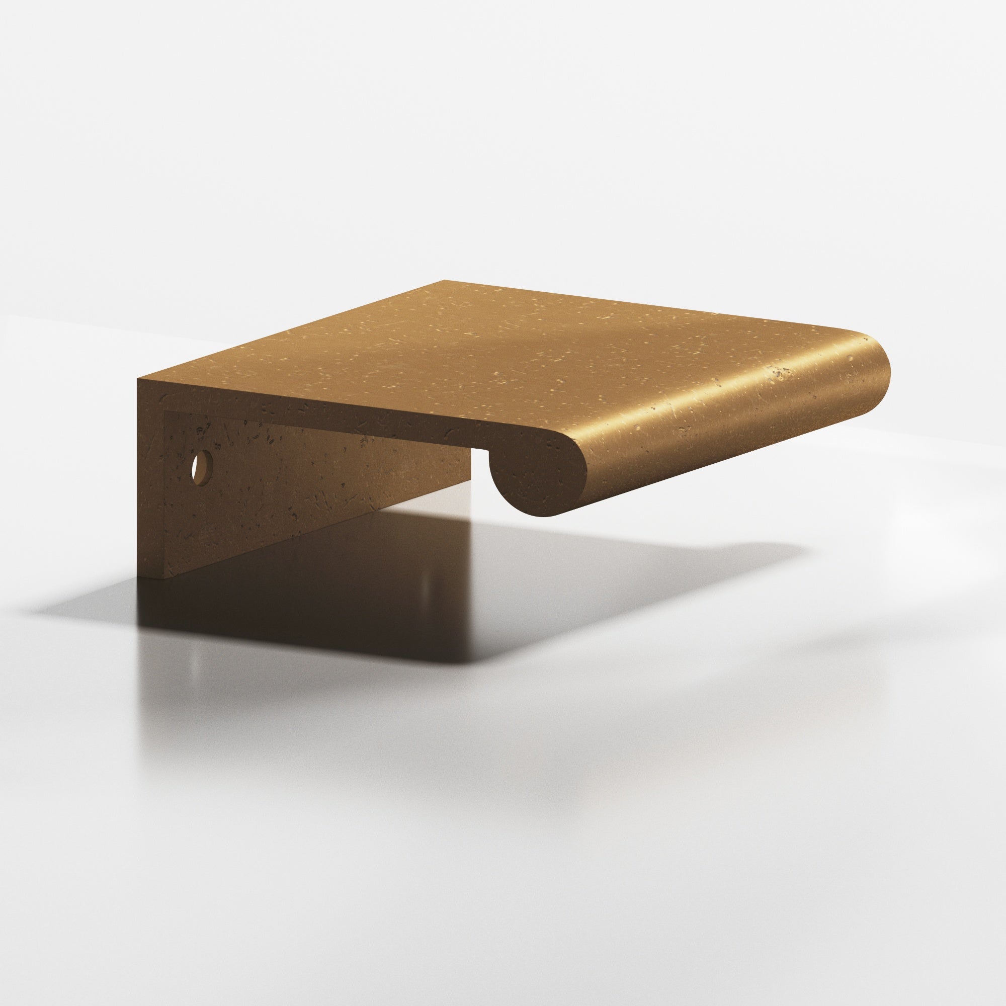 Colonial Bronze Series 700 8" Edge Pull With Fully-Rounded Lip Distressed Light Statuary Bronze / 8"