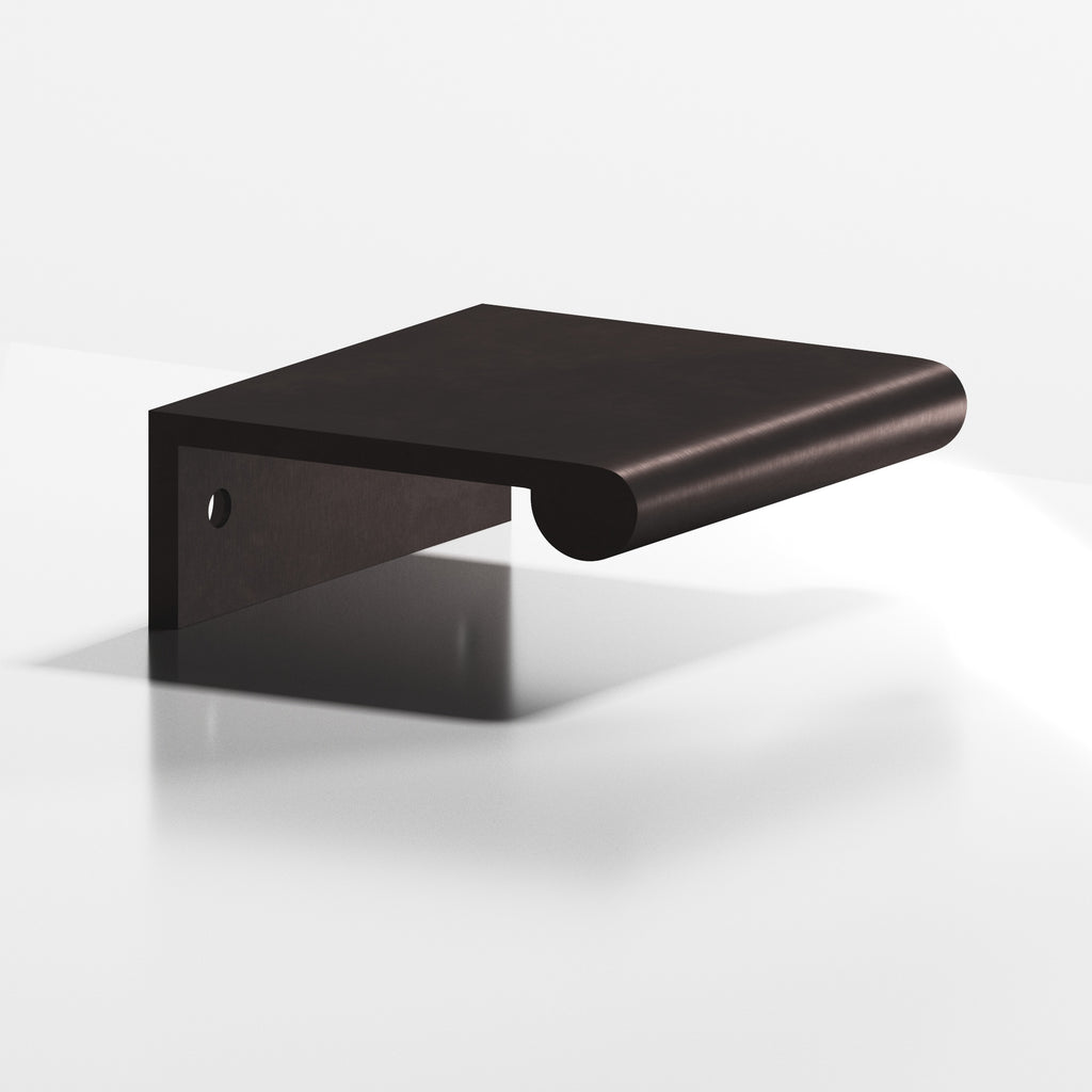 Colonial Bronze Series 700 28" Edge Pull With Fully-Rounded Lip Matte Dark Statuary Bronze / 28"