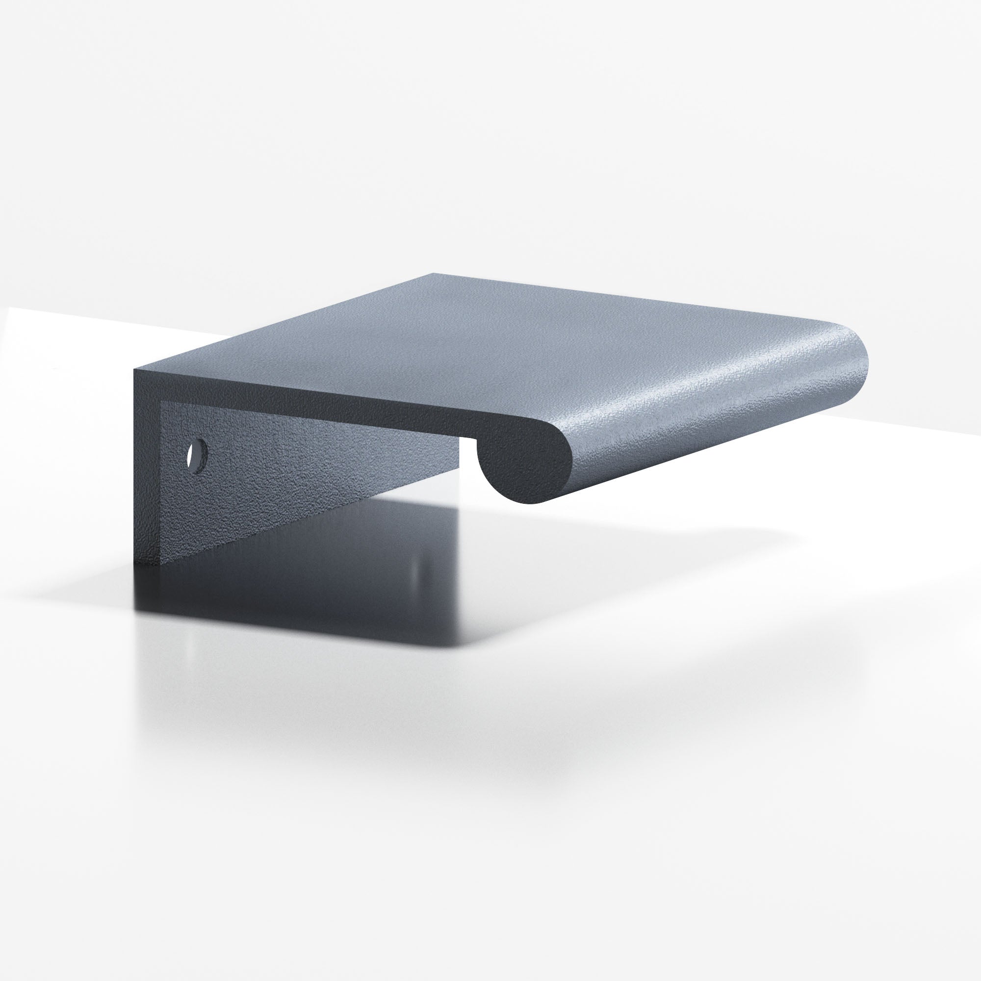 Colonial Bronze Series 700 24" Edge Pull With Fully-Rounded Lip Frost Chrome™ / 24"