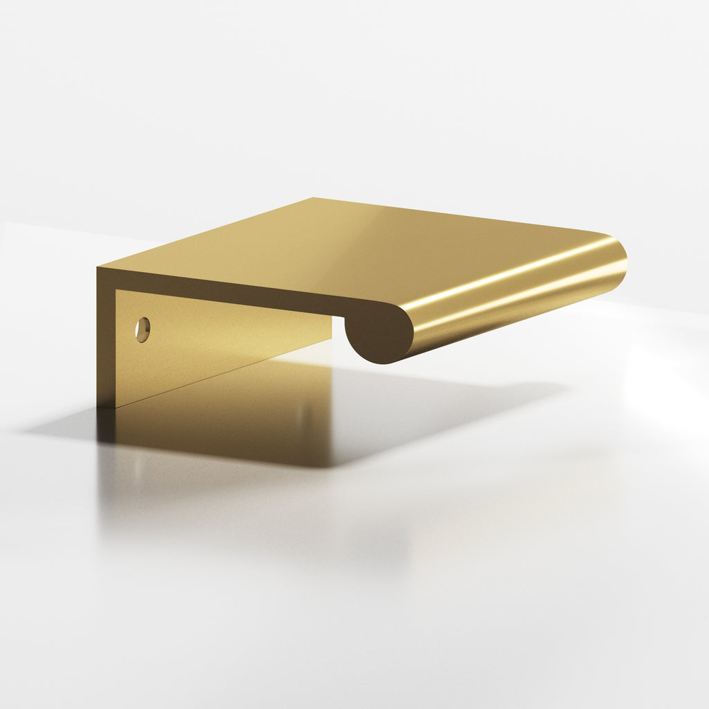 Colonial Bronze Series 700 28" Edge Pull With Fully-Rounded Lip Satin Brass / 28"