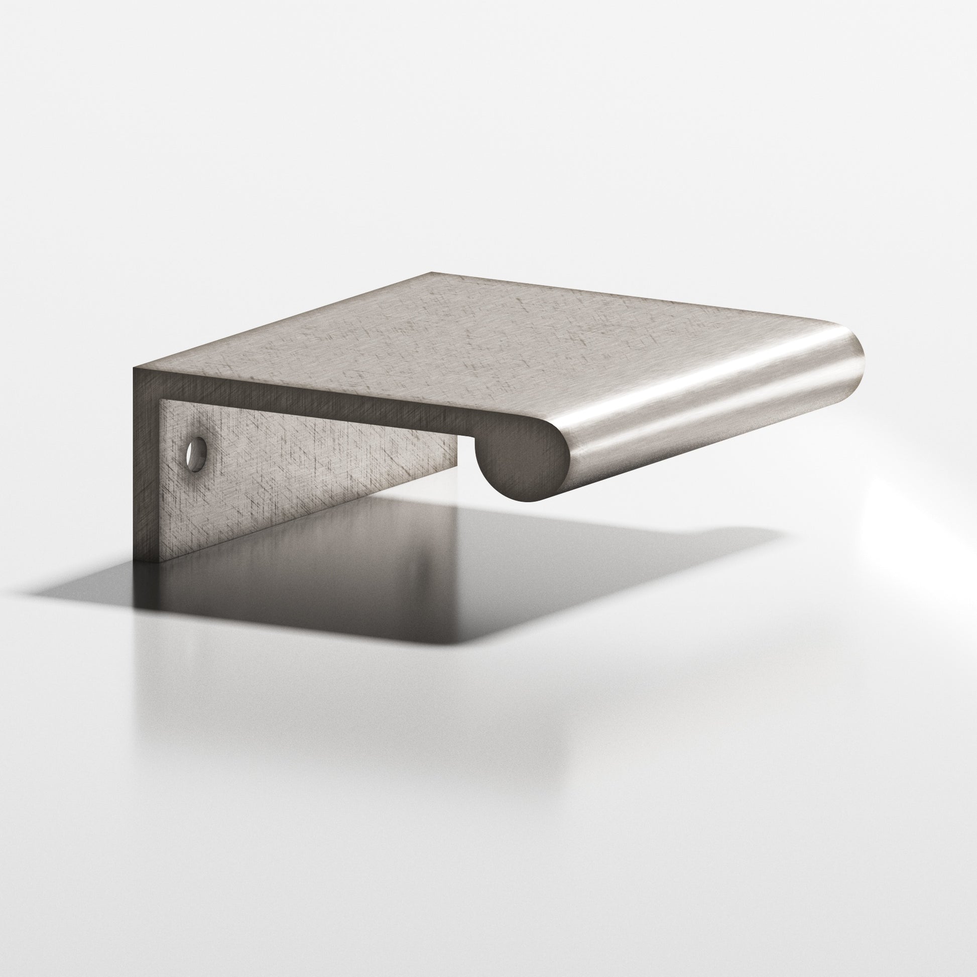 Colonial Bronze Series 700 10" Edge Pull With Fully-Rounded Lip Pewter / 10"