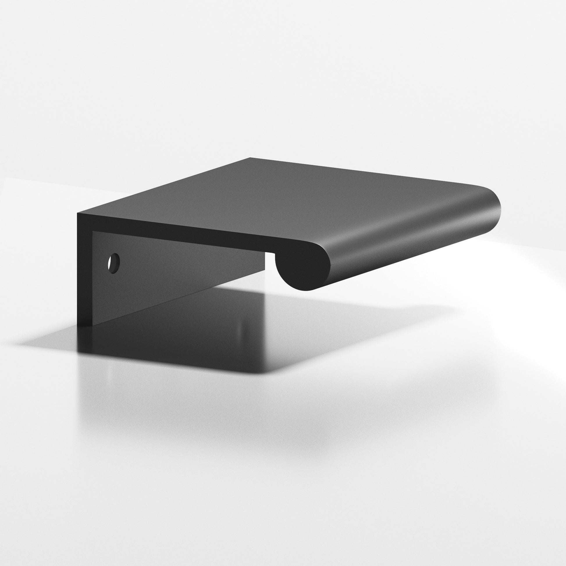 Colonial Bronze Series 700 6" Edge Pull With Fully-Rounded Lip Matte Graphite / 6"