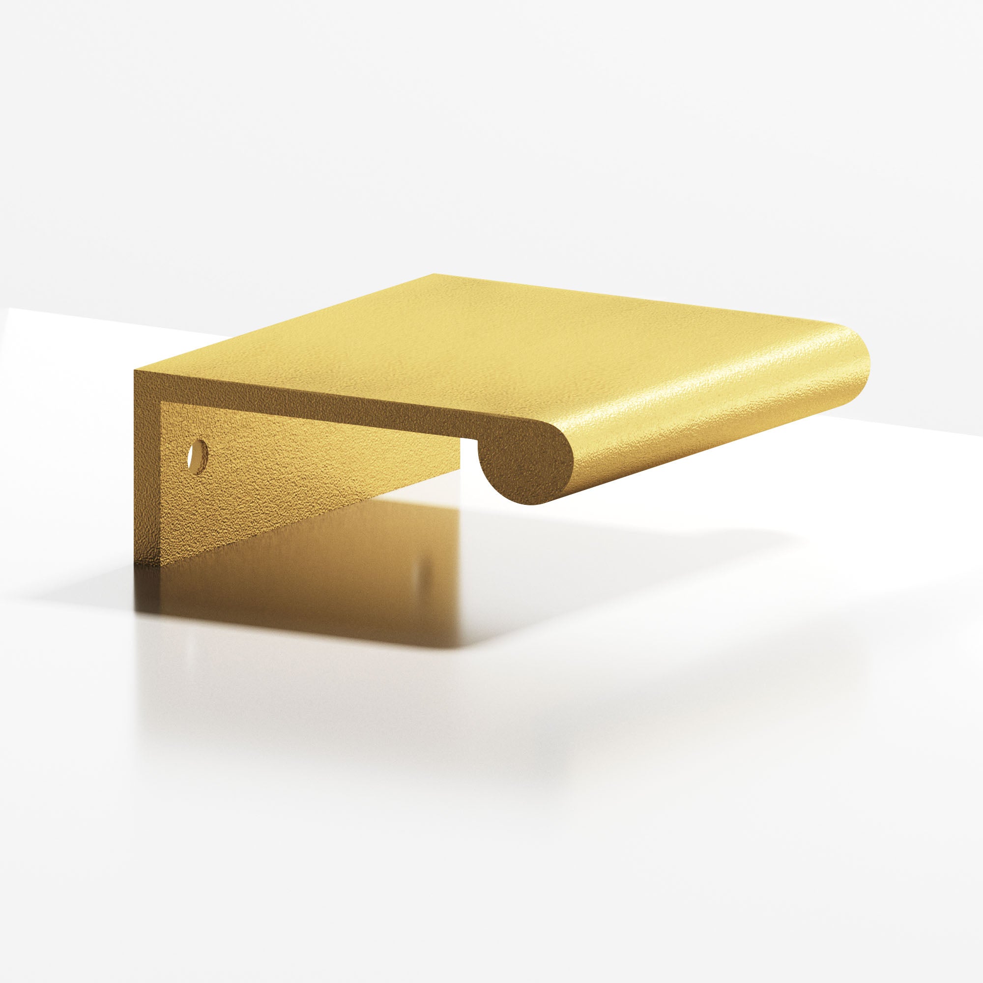 Colonial Bronze Series 700 16" Edge Pull With Fully-Rounded Lip Frost Brass™ / 16"