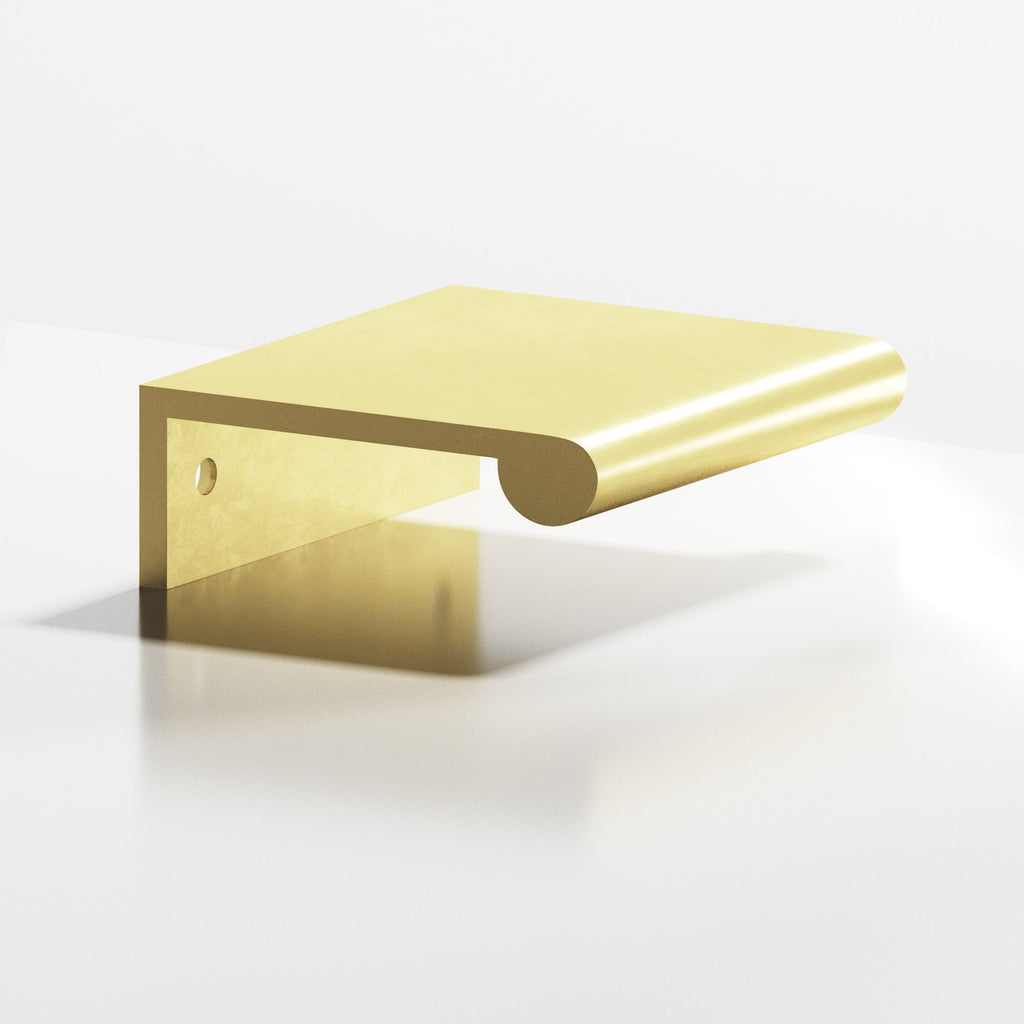 Colonial Bronze Series 700 28" Edge Pull With Fully-Rounded Lip Matte Satin Brass / 28"