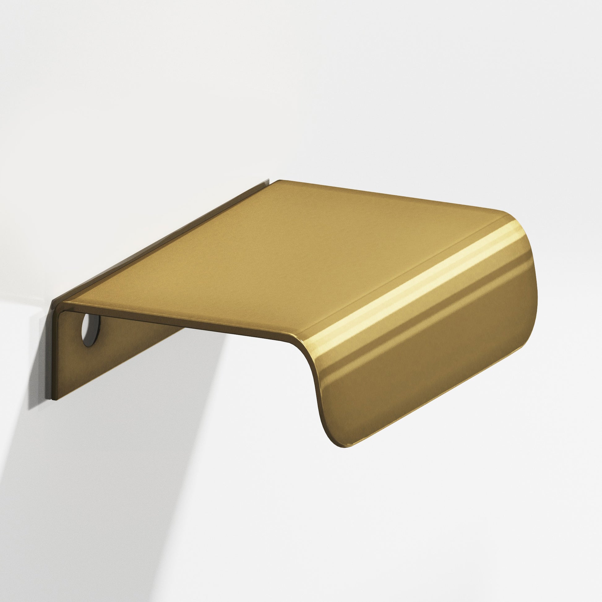 Colonial Bronze Series 708 1.5" Edge Pull With Rounded Lip Antique Bronze / 1.5"