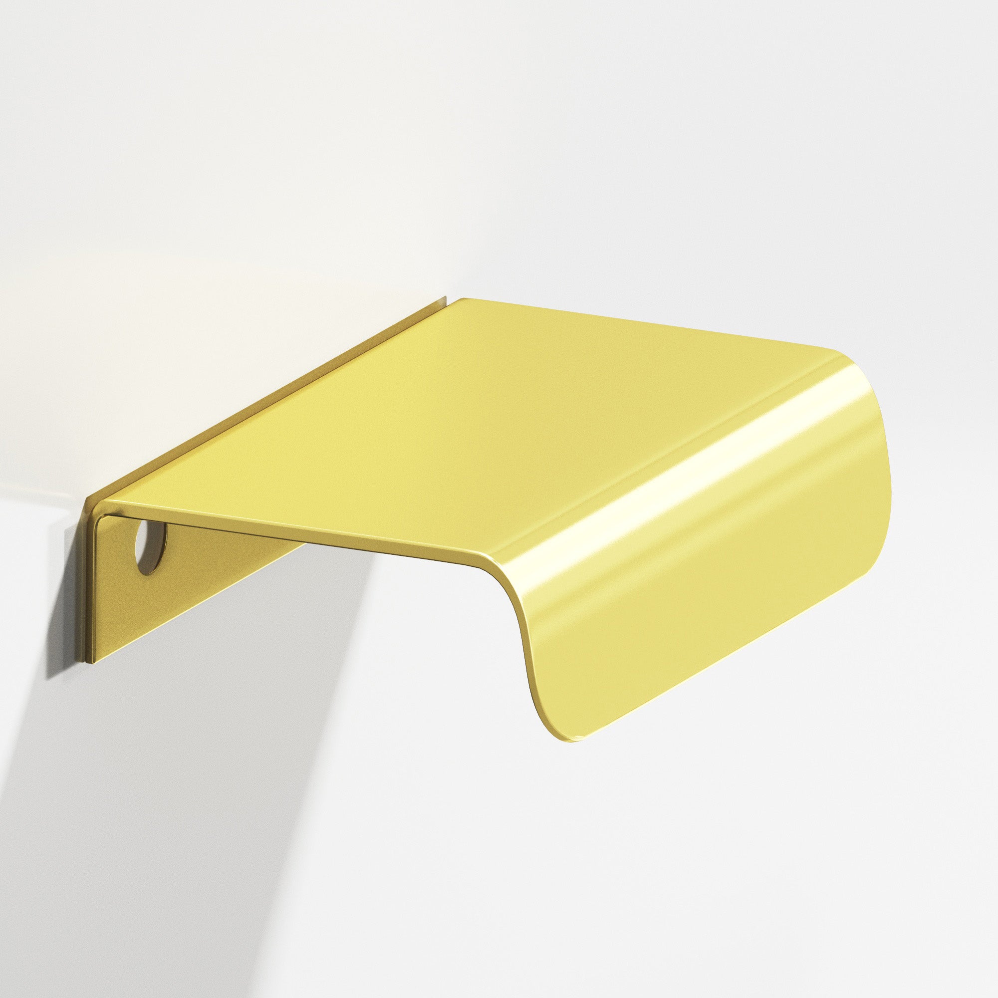 Colonial Bronze Series 708 2.5" Edge Pull With Rounded Lip French Gold / 2.5"