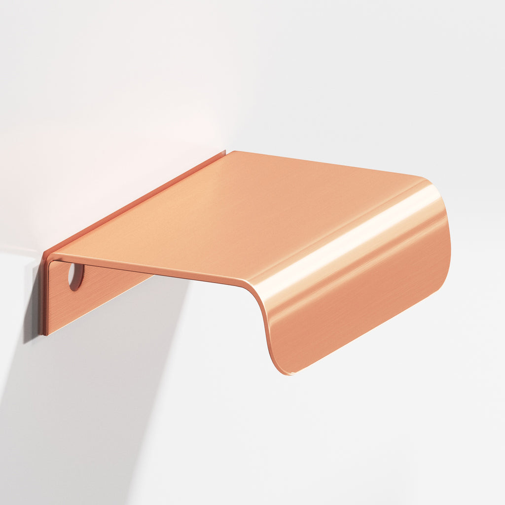 Colonial Bronze Series 708 1.5" Edge Pull With Rounded Lip Satin Copper / 1.5"