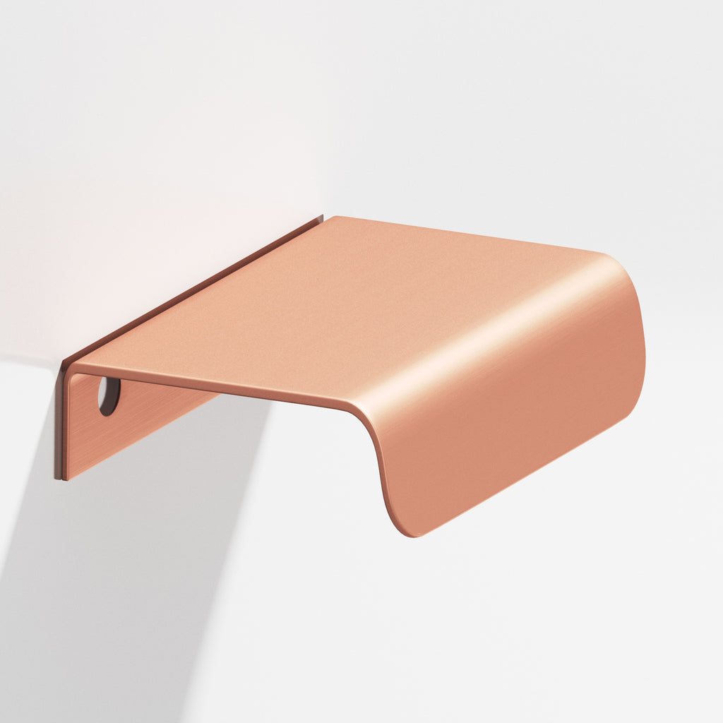 Colonial Bronze Series 708 1.5" Edge Pull With Rounded Lip Matte Satin Copper / 1.5"