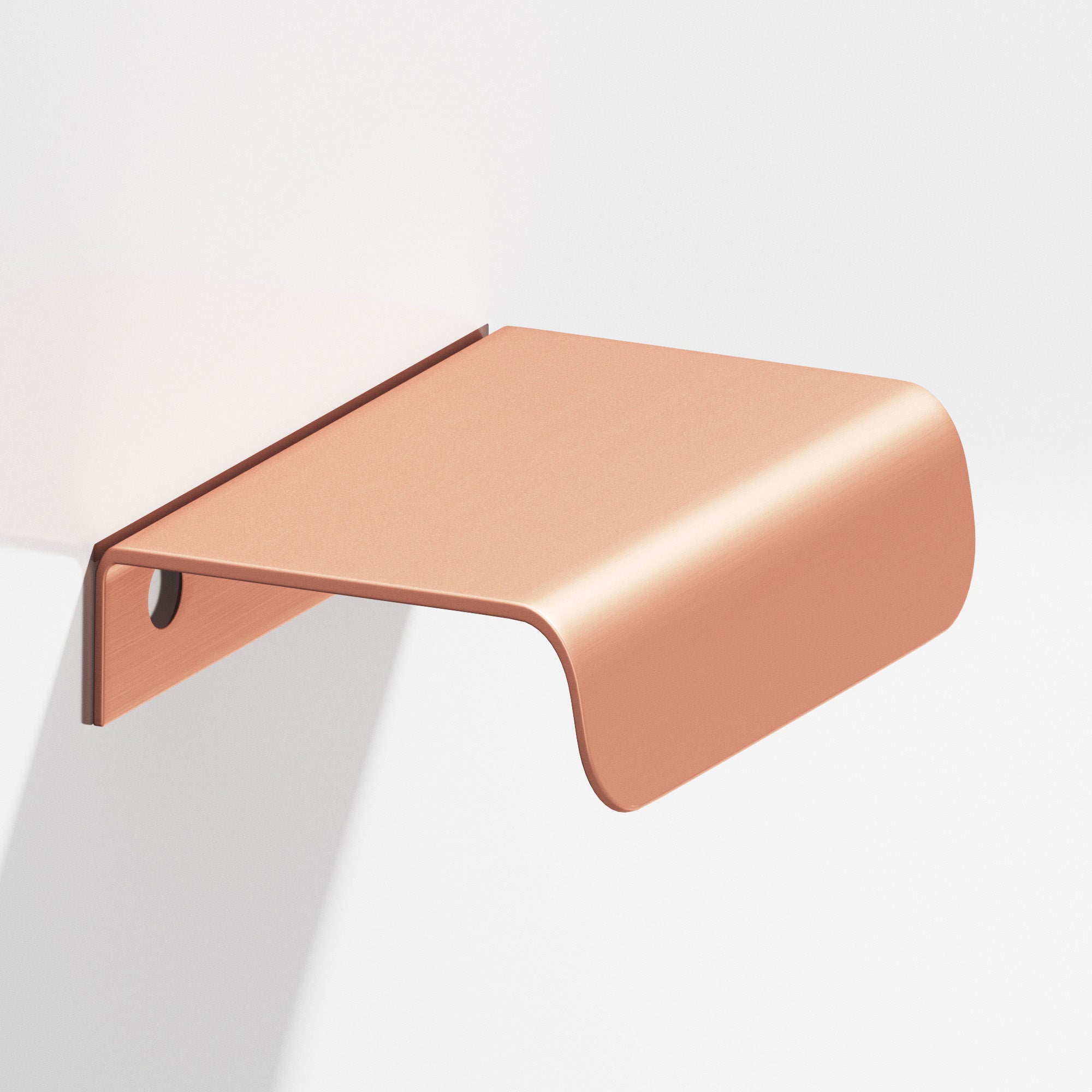 Colonial Bronze Series 708 2.5" Edge Pull With Rounded Lip Matte Satin Copper / 2.5"